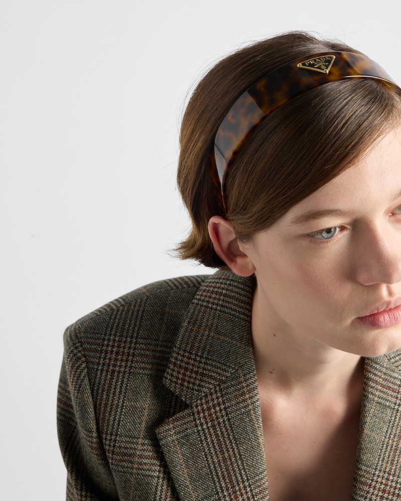 Prada Plexiglas headband outlook