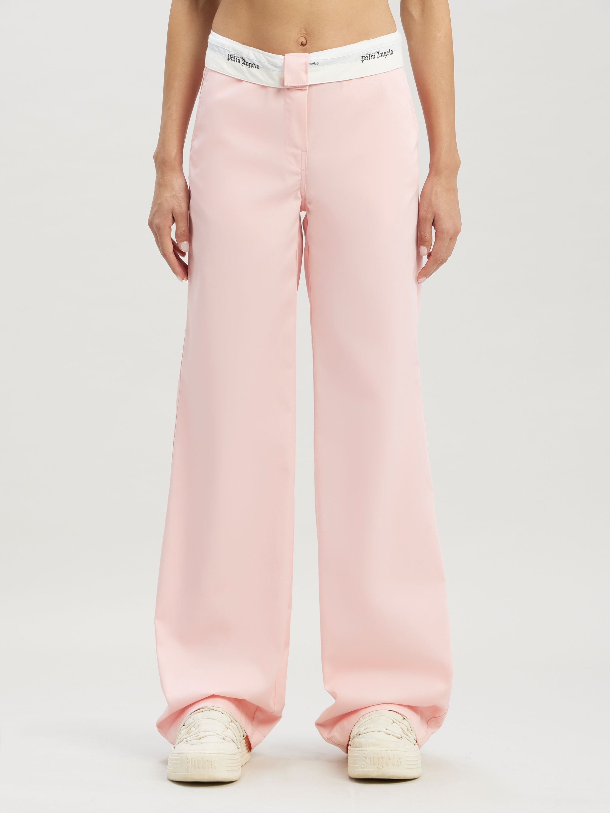 Reversed Waistband Chino Pants - 3