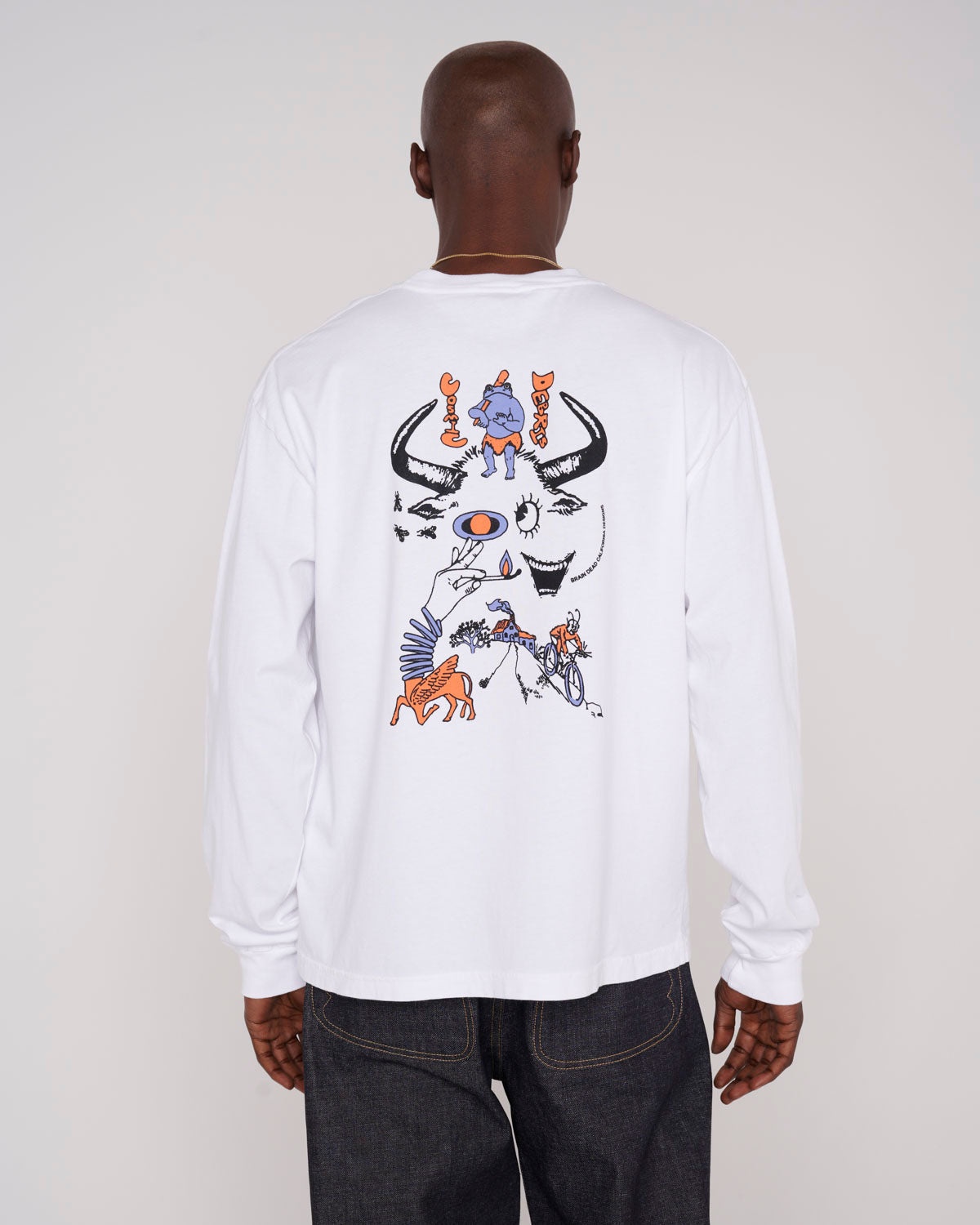 Cosmic Debris Long Sleeve Shirt - White - 5