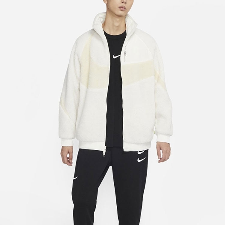 Nike Swoosh 2-way fleece jacket 'White' FB1910-133 - 3