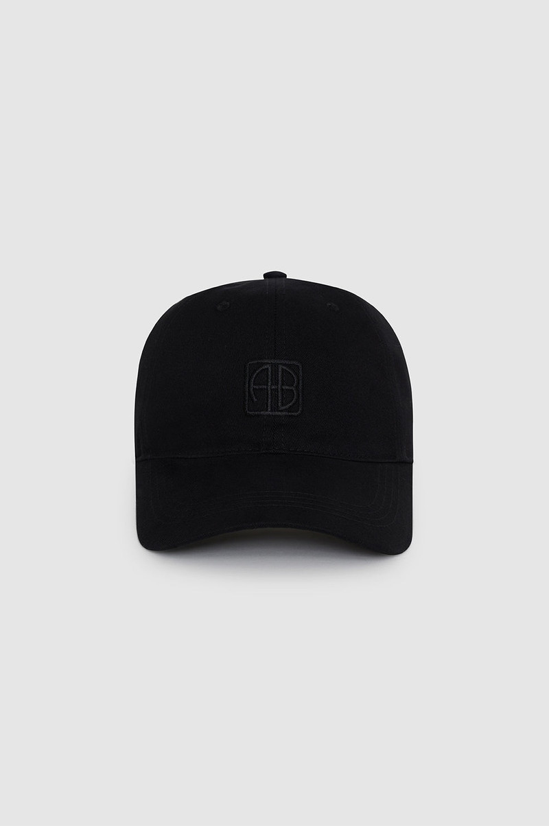 Jeremy Baseball Cap Framed Monogram - Black 1