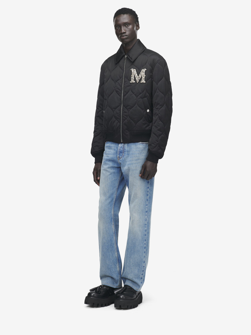 Crystal Logo Quilted Jacket 3