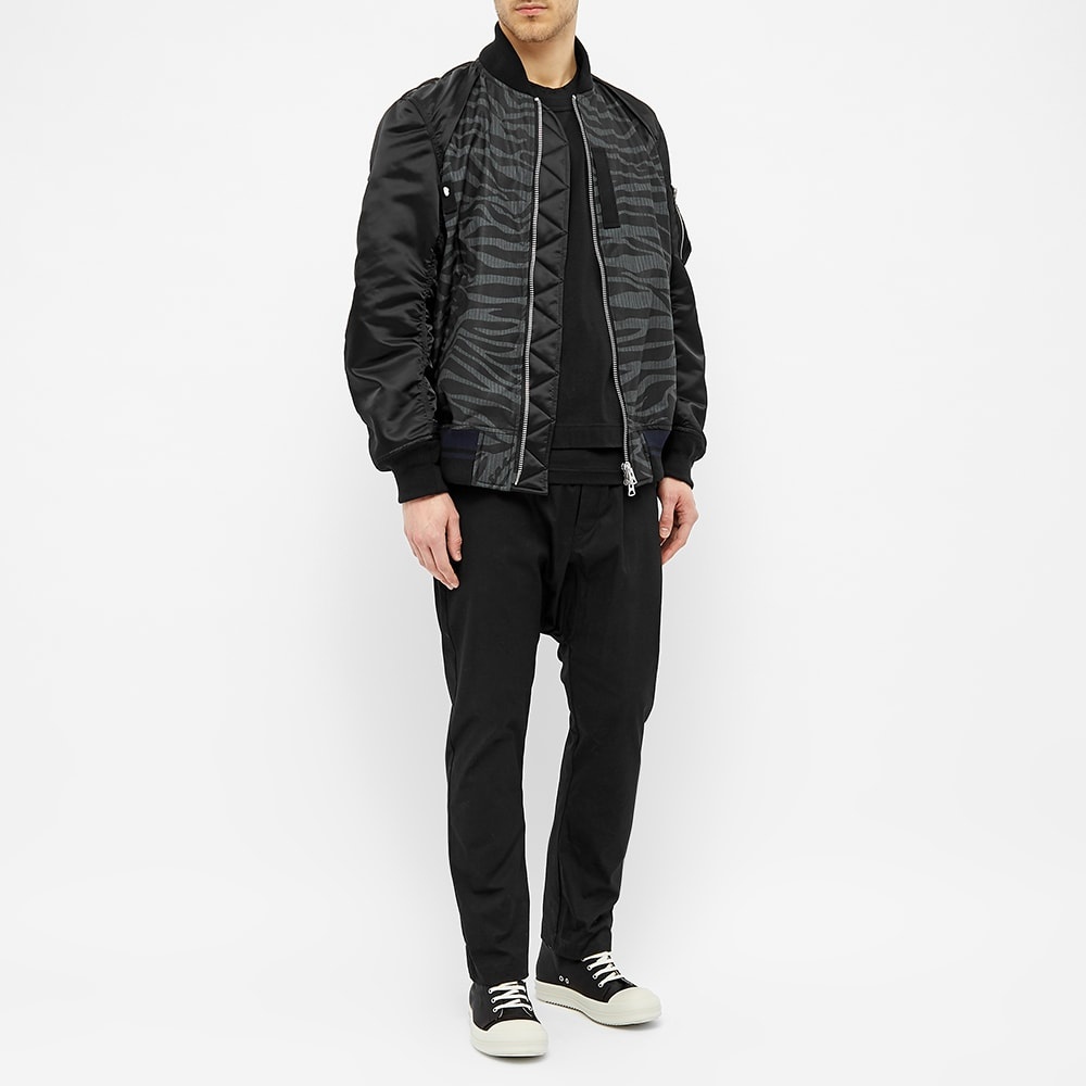 Sacai Zebra Print Bomber Jacket - 6