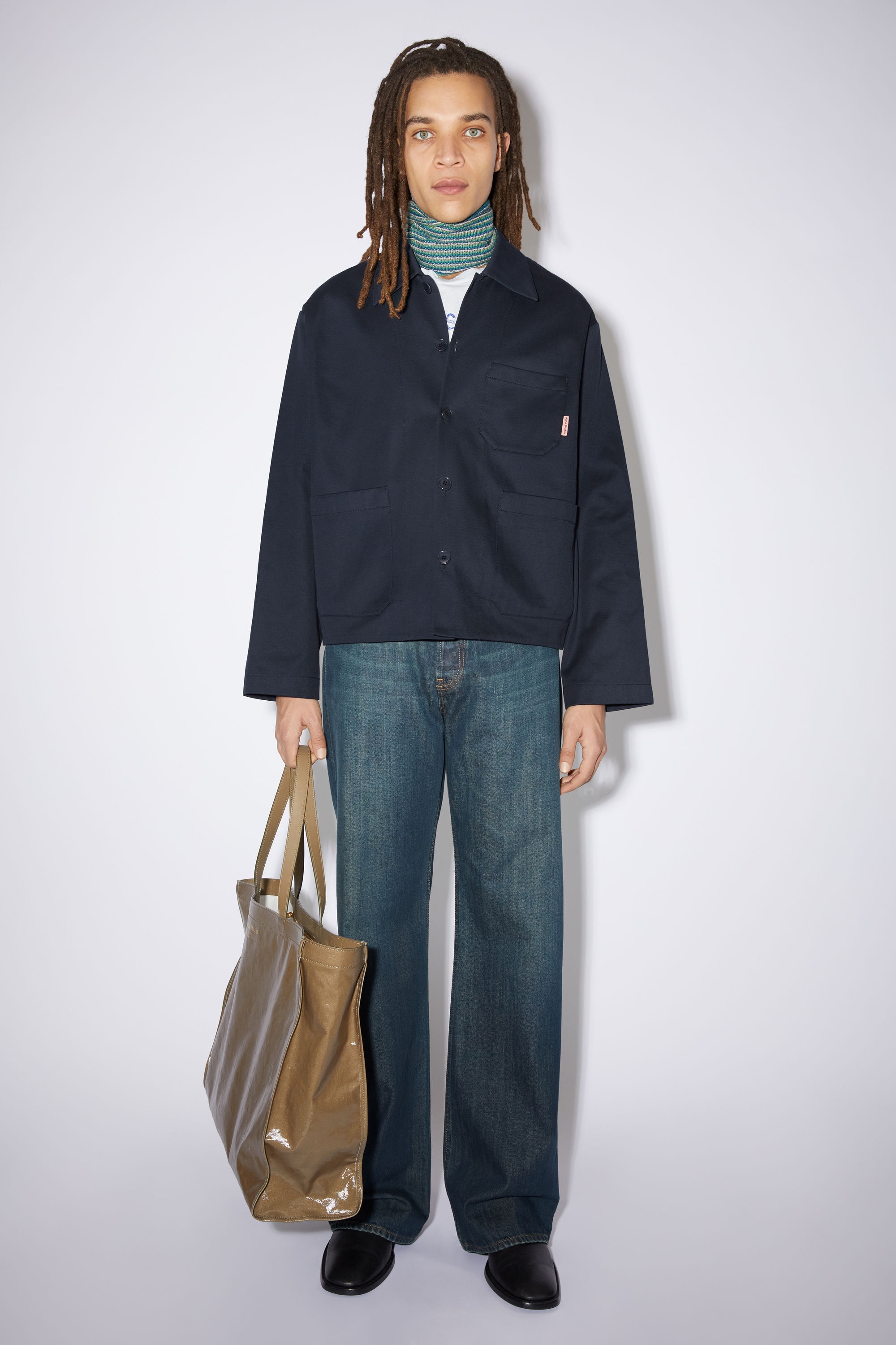 Casual jacket - Navy blue - 2