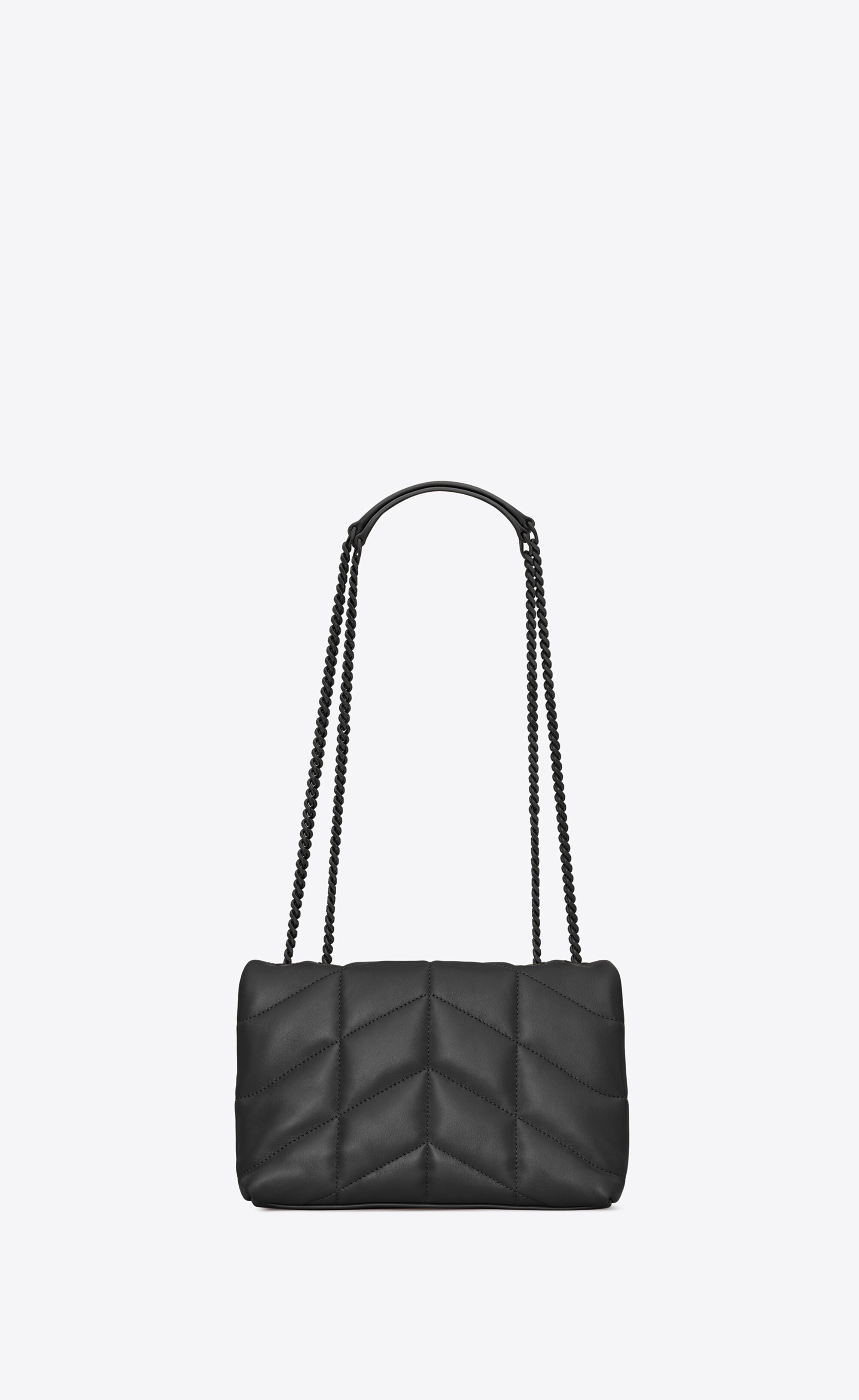 puffer toy bag in quilted lambskin - 2