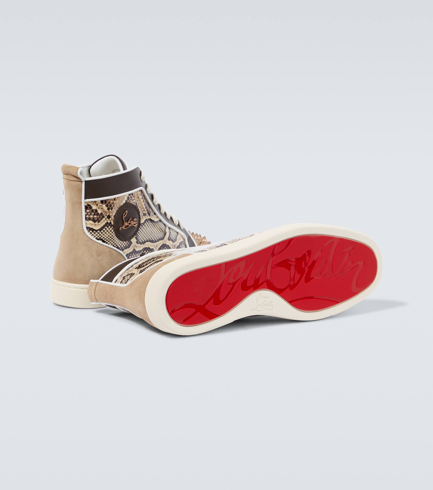 Lou Spikes leather sneakers - 7