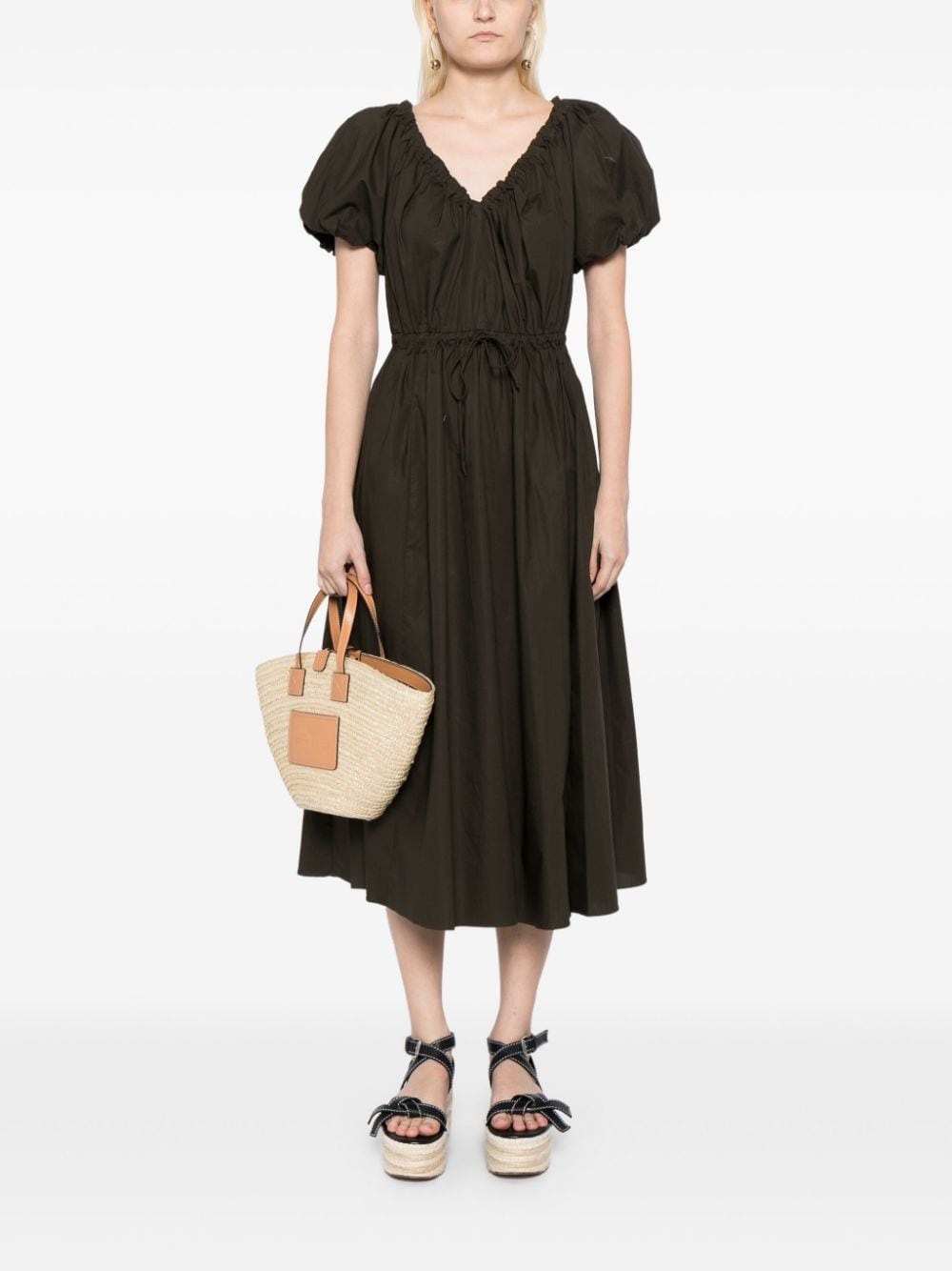 Vika pleated midi dress - 2