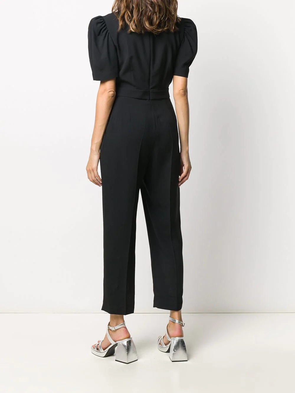 puff-sleeve jumpsuit - 4