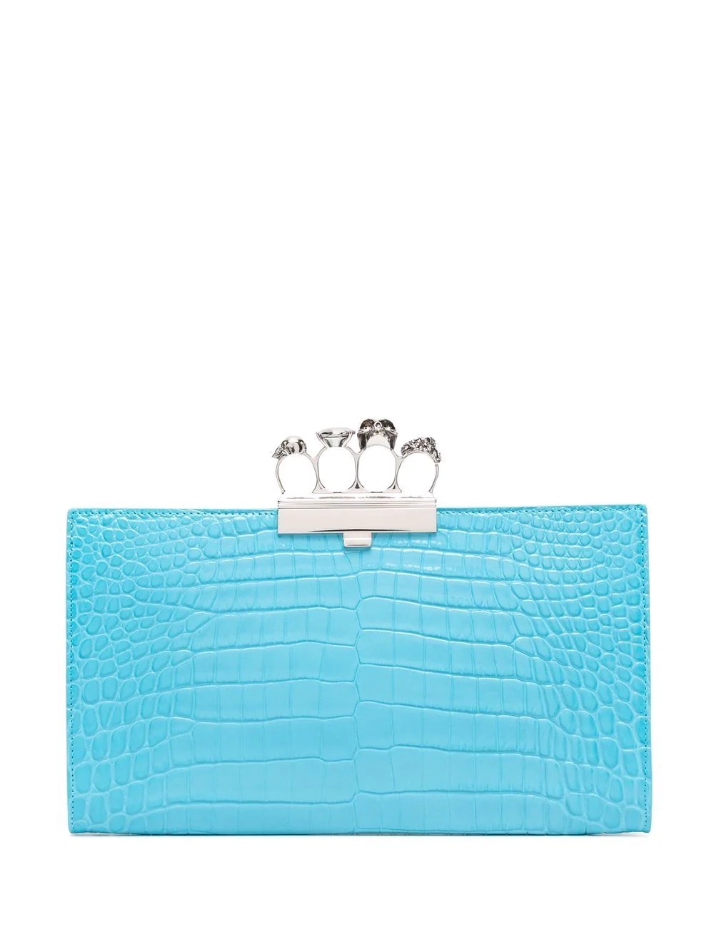 Skull Four Ring clutch bag - 1