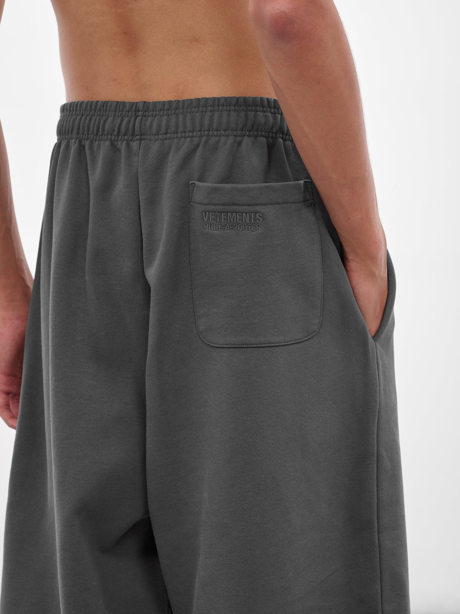 Gray Boxing Logo Baggy Sweatpants - 5