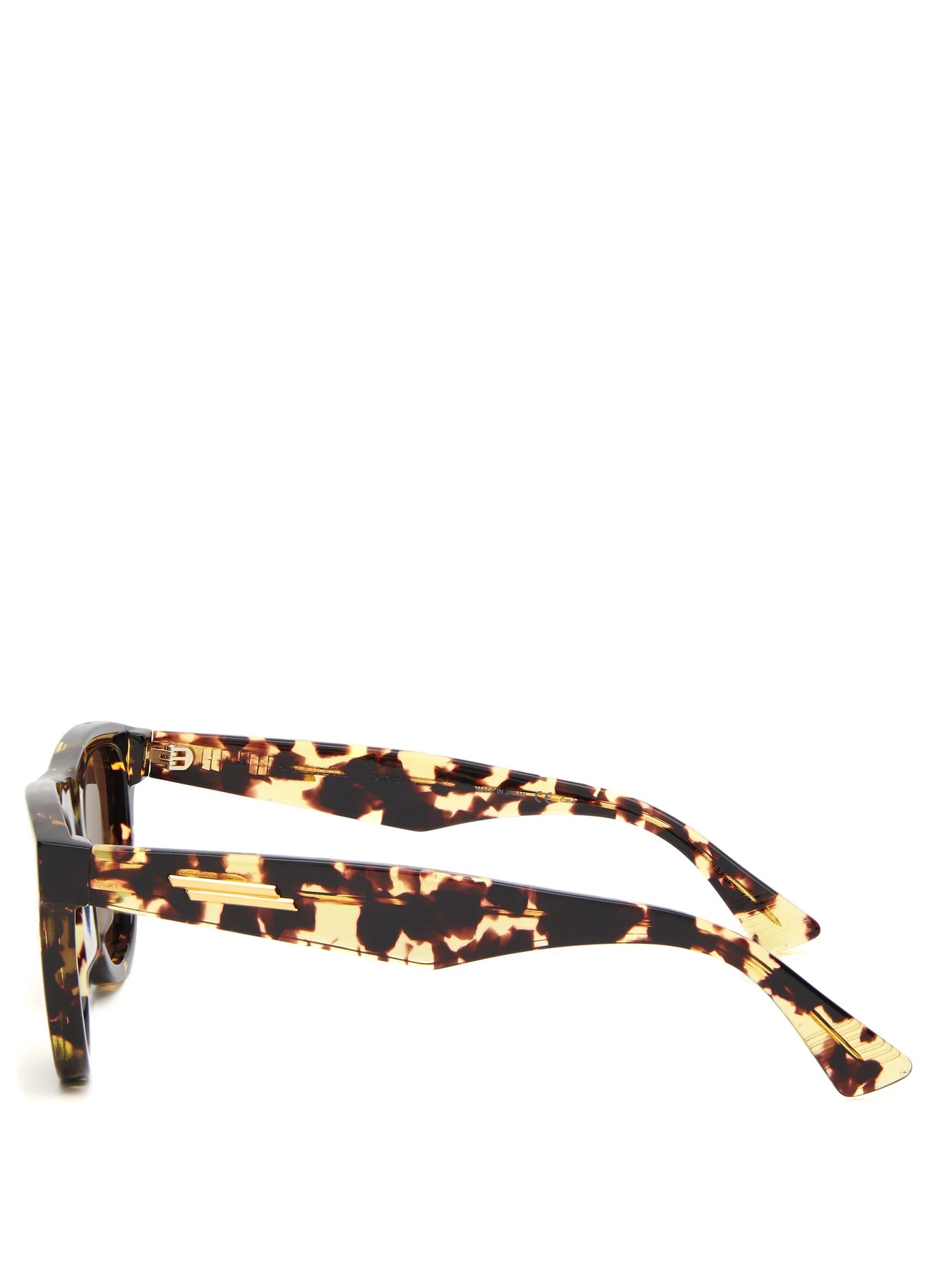 Round tortoiseshell-effect acetate sunglasses - 4