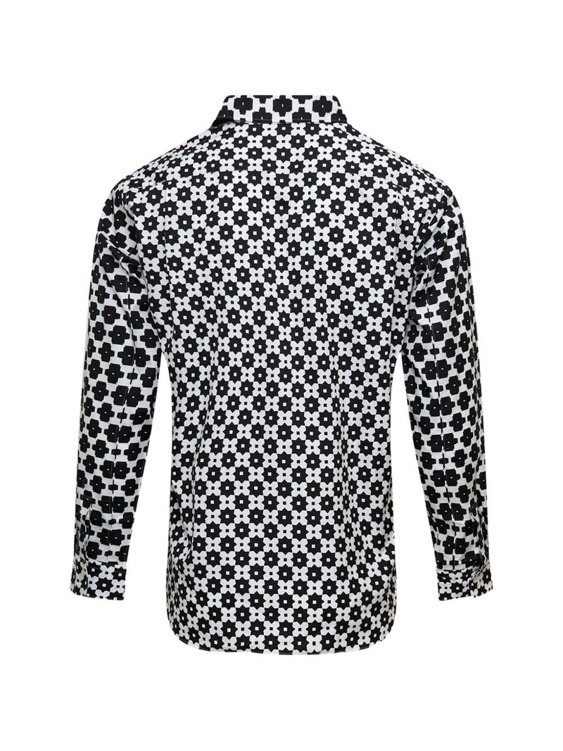 Comme des Garçons Homme Plus printed long-sleeve shirt outlook