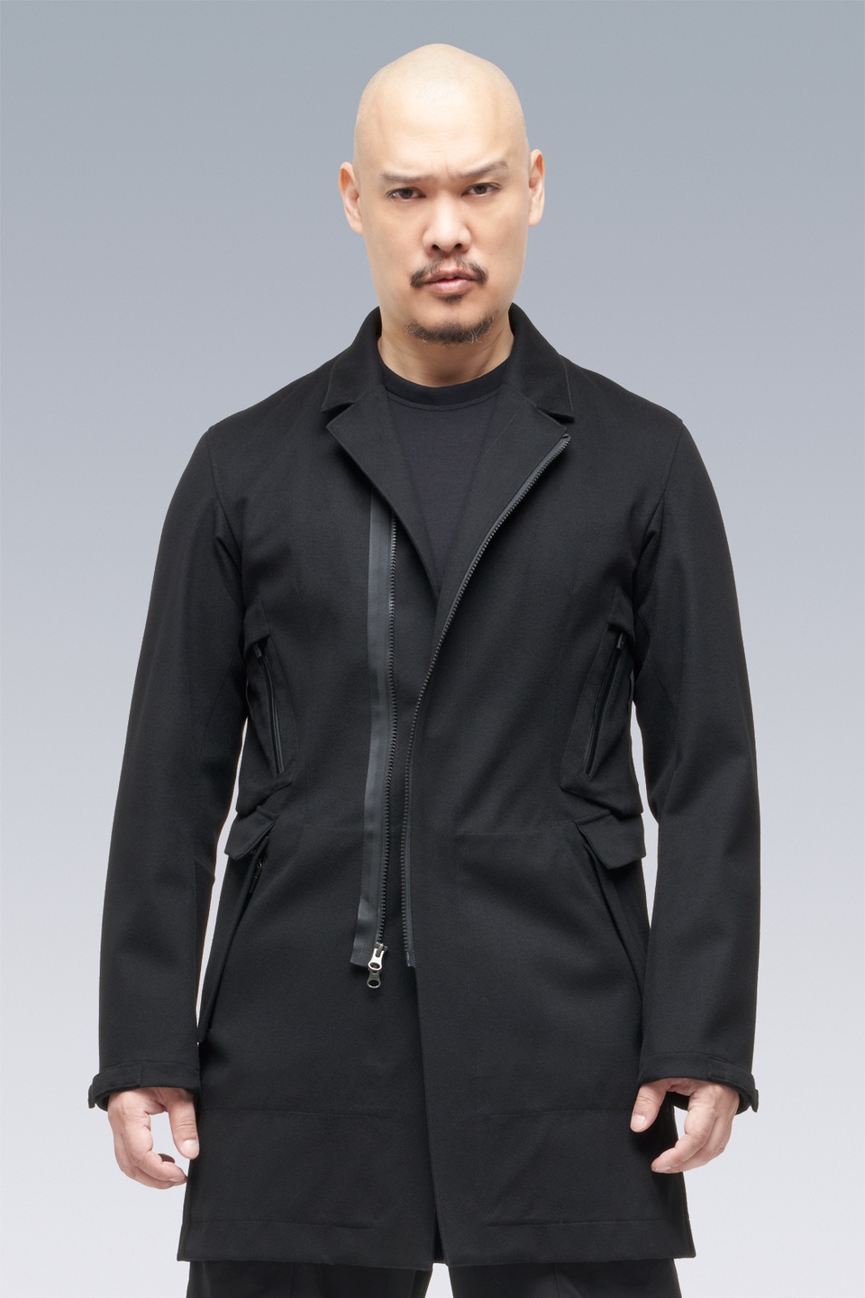 J38-LP Loro Piana® Storm System® Coat Black - 1