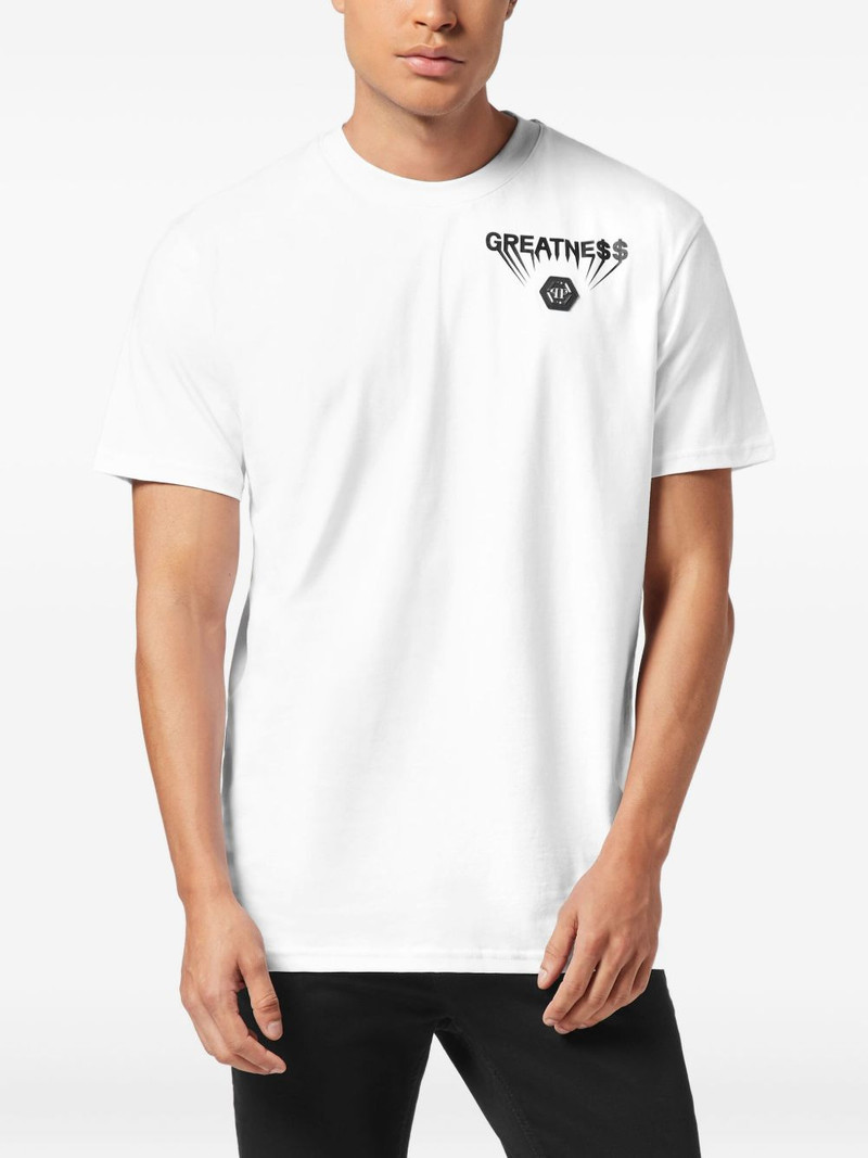 PHILIPP PLEIN logo-plaque T-shirt outlook