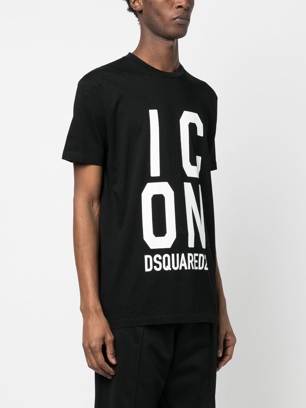 Icon logo-print T-shirt - 3