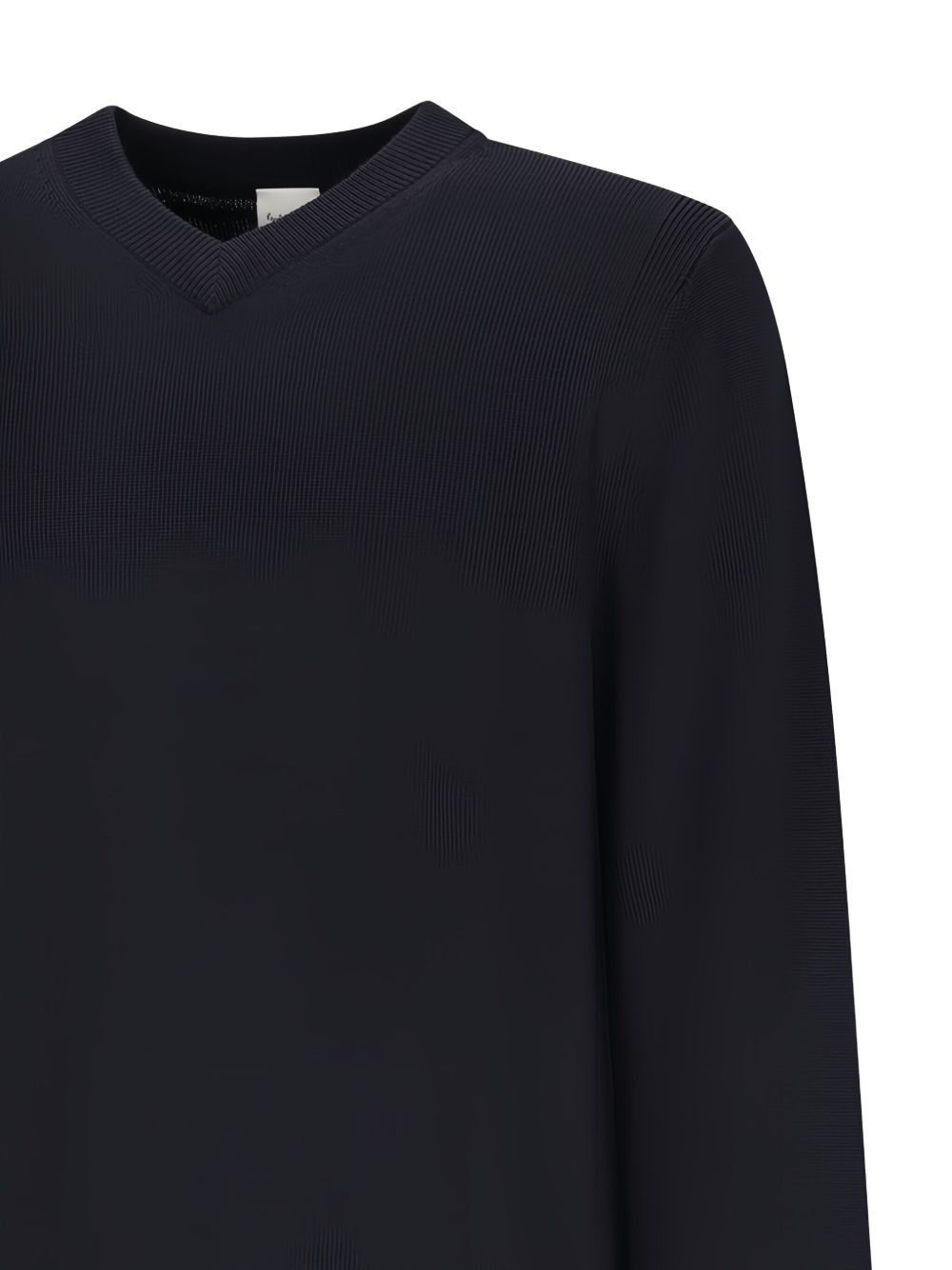 V-neck ribbed sweater - 3