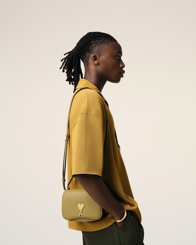 YELLOW LEATHER TOP HANDLE PARIS PARIS BAG 6