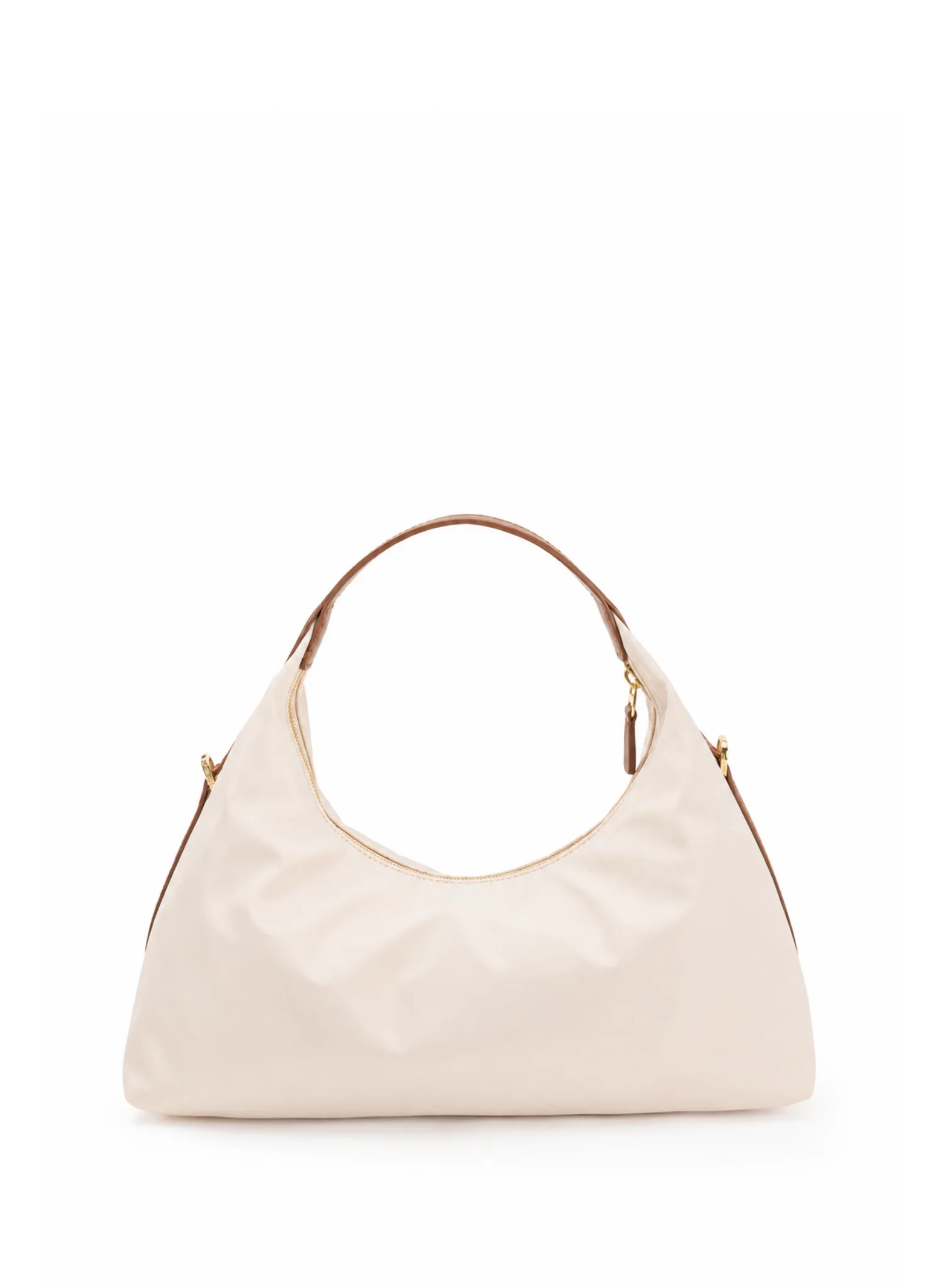 Le Nylon Medium Nylon/Leather Trimming Beige/Cognac - 1