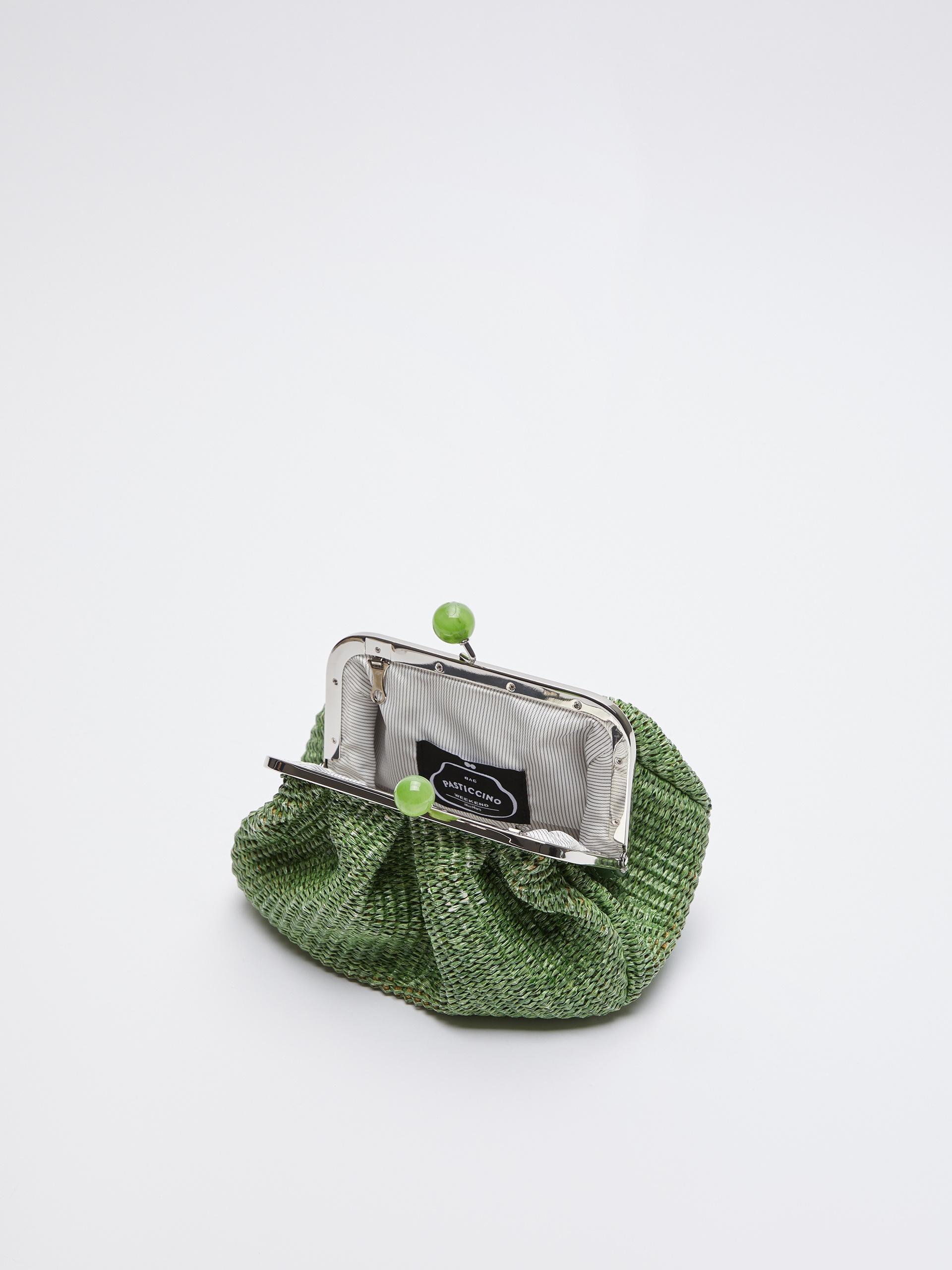PALMA Small Pasticcino Bag in raffia - 4