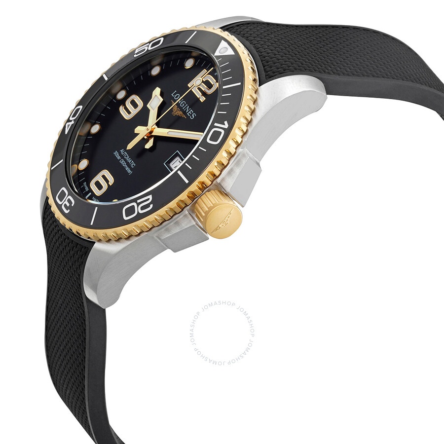 Longines Hydroconquest Automatic Black Dial Men's Watch L3.782.3.56.9 - 2