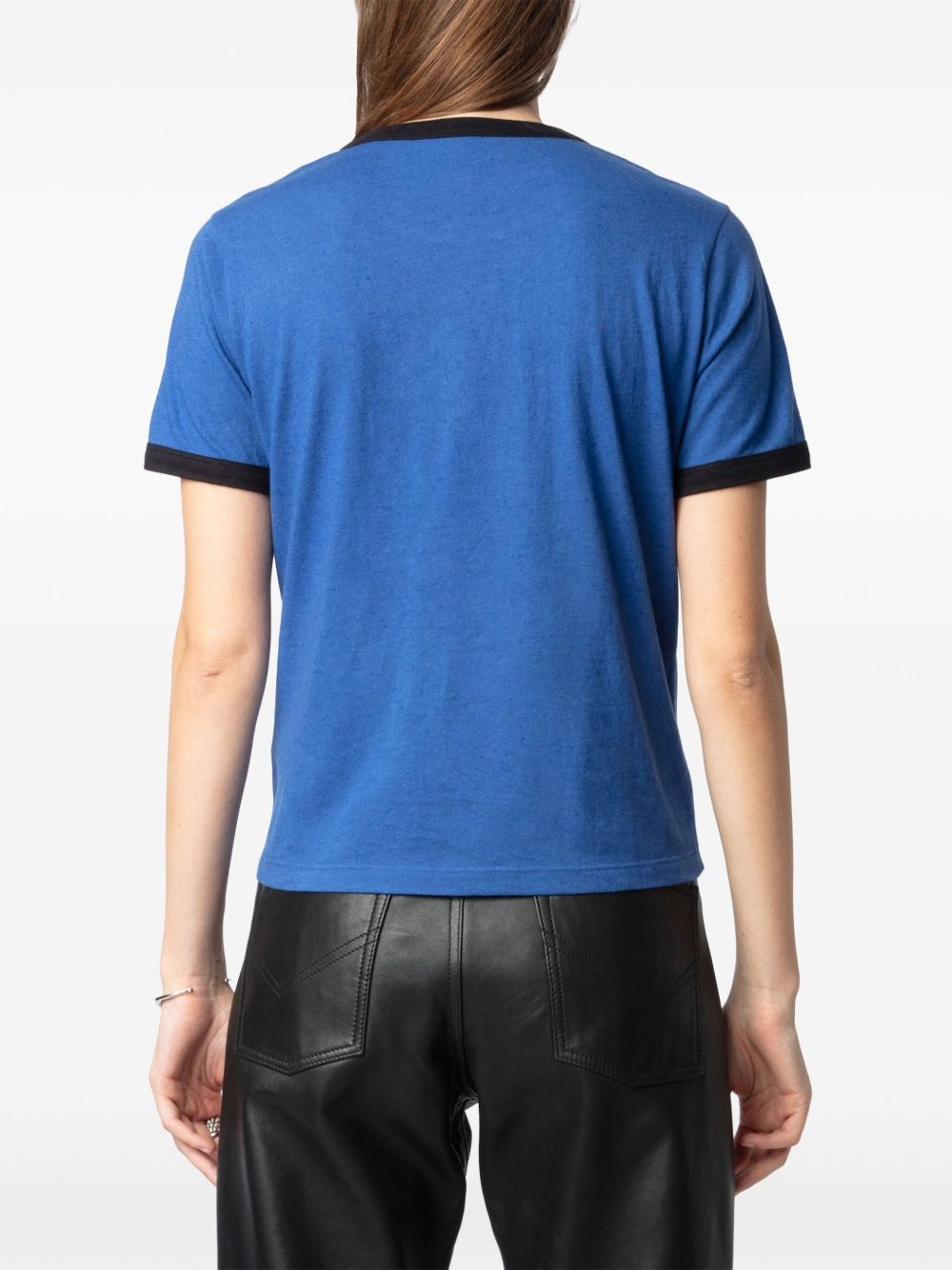 crystal-embellished T-shirt - 5