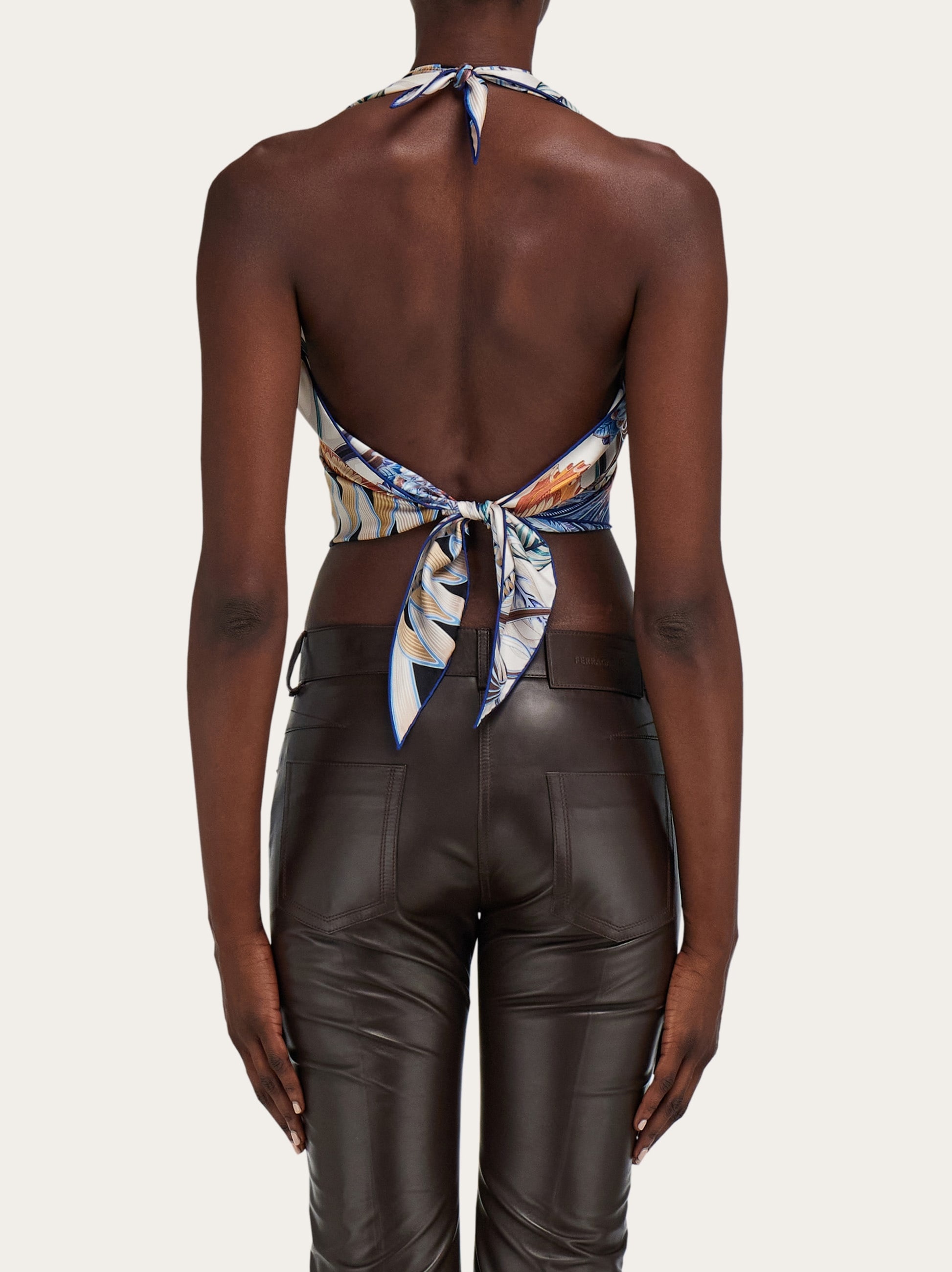 Giada print triangle top - 4