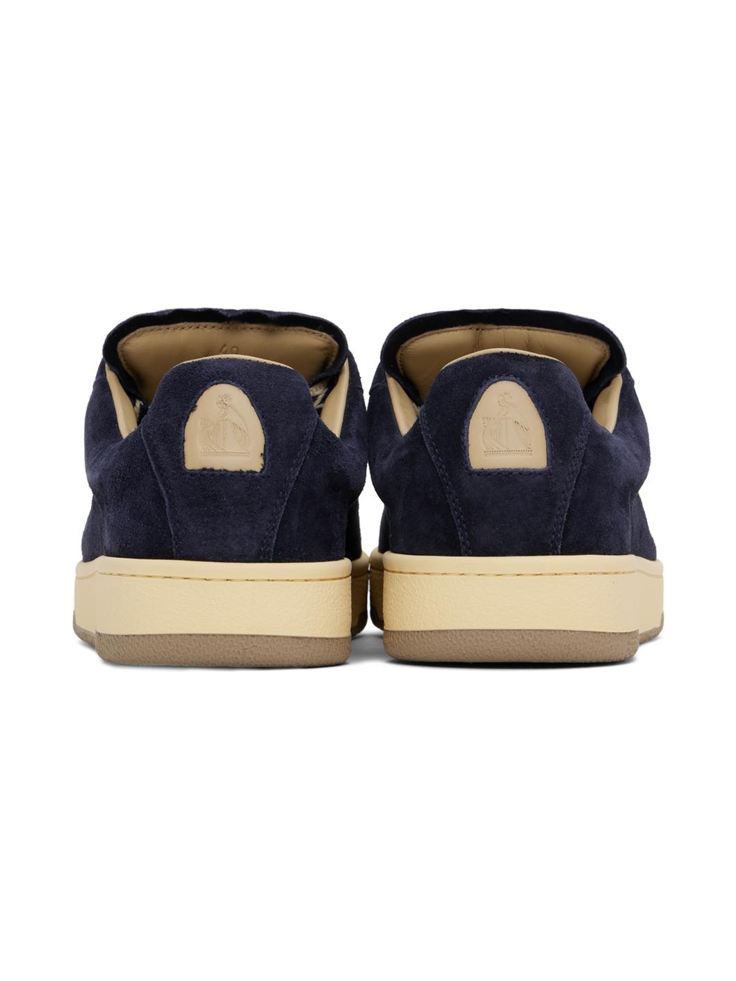 Navy Suede Curb Lite Sneakers - 2