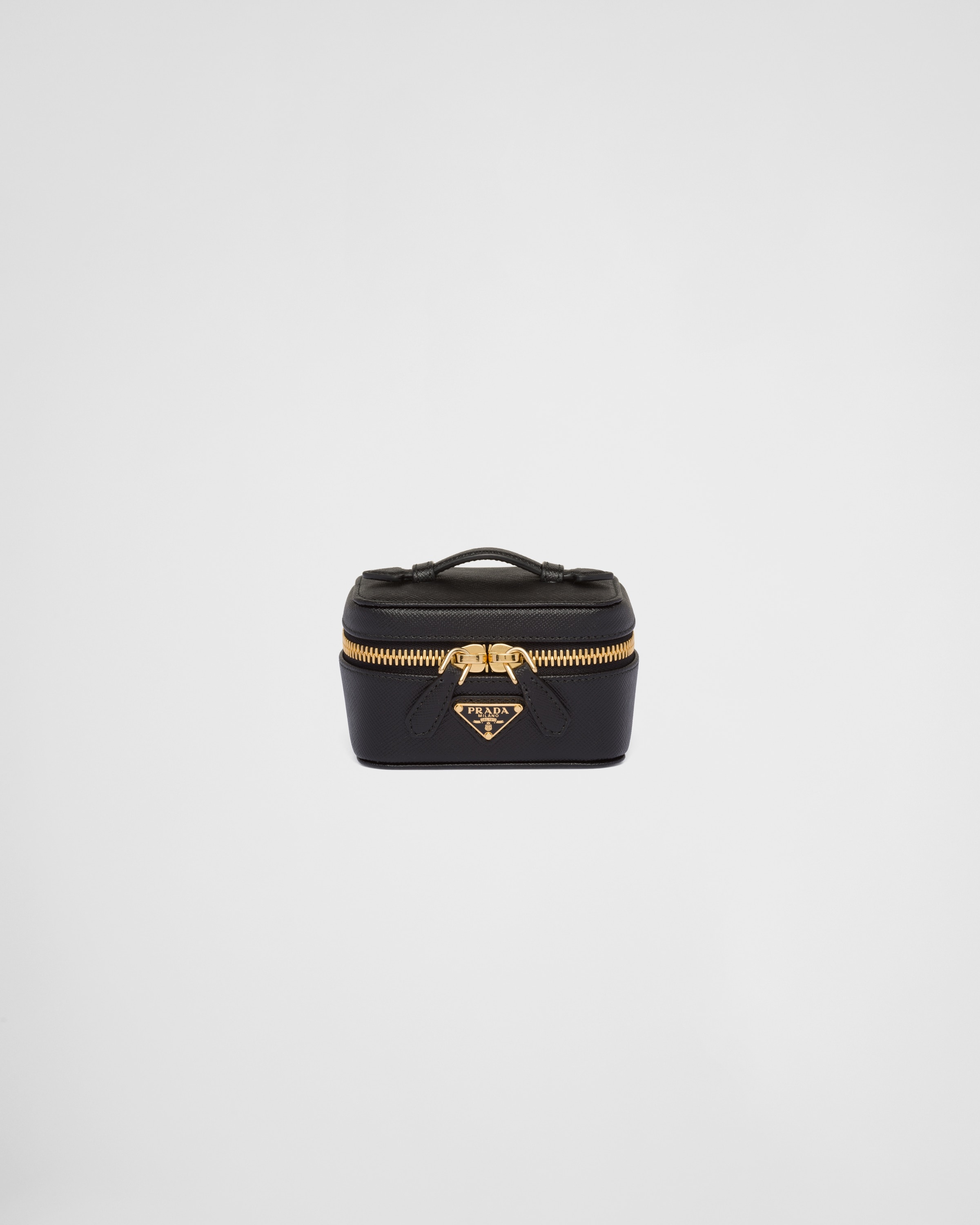 Prada Saffiano leather jewelry beauty case REVERSIBLE