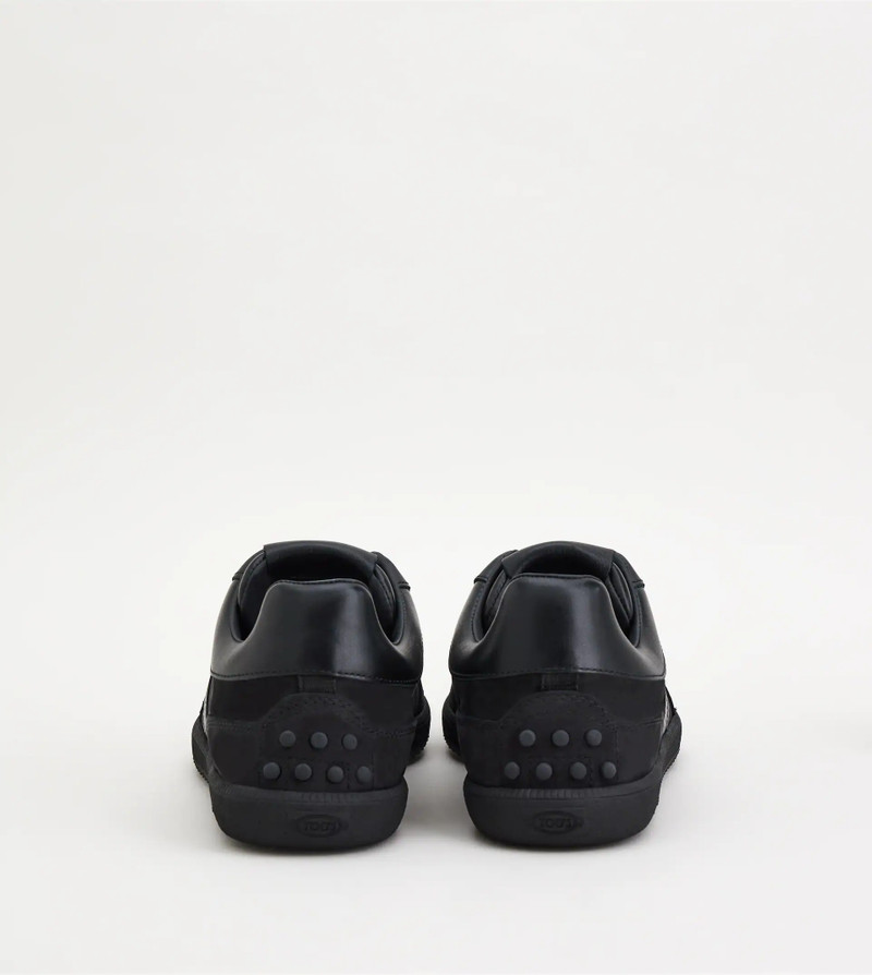 Tod's TOD'S TABS SNEAKERS IN SUEDE - BLACK outlook