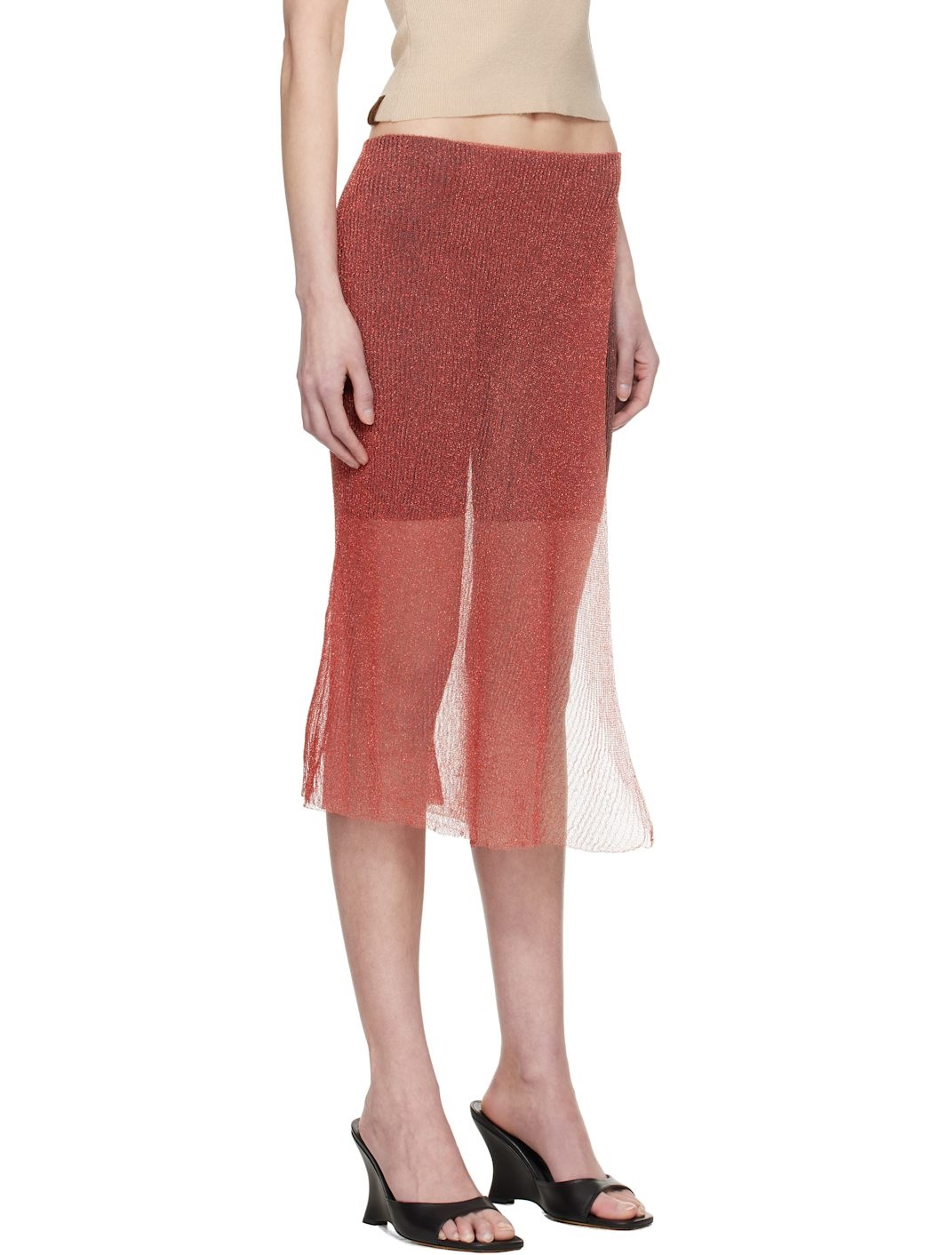SSENSE Exclusive Red Wrap Skort - 2