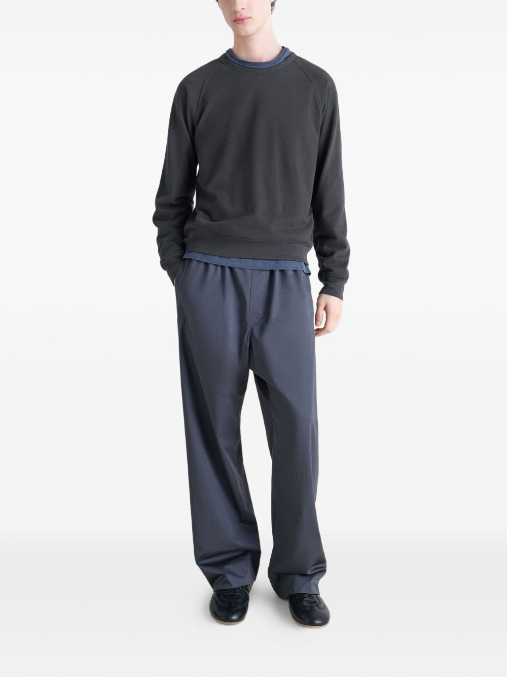 long-sleeve crew-neck sweatshirt - 2