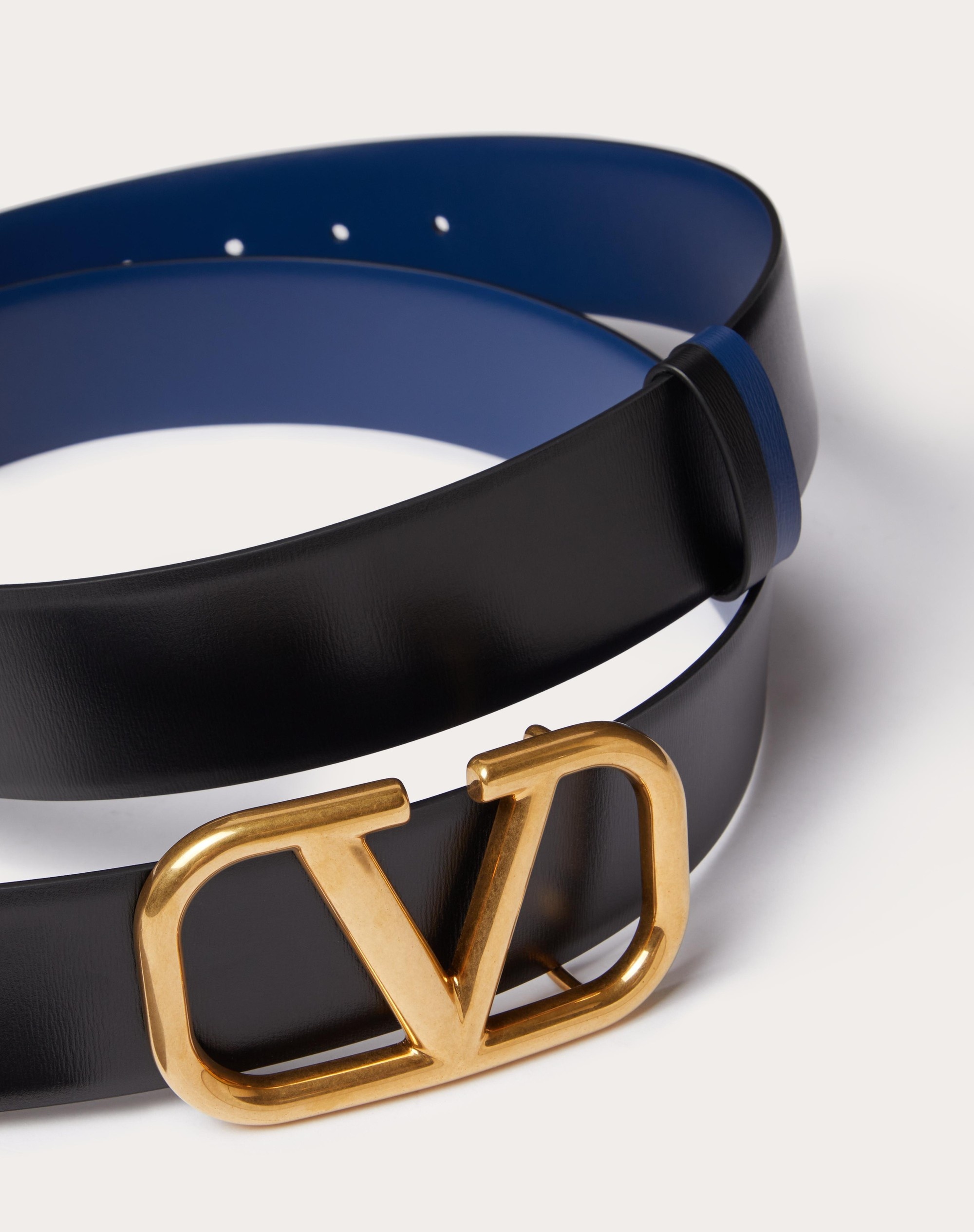 VLOGO SIGNATURE REVERSIBLE CALFSKIN BELT 40 MM - 2