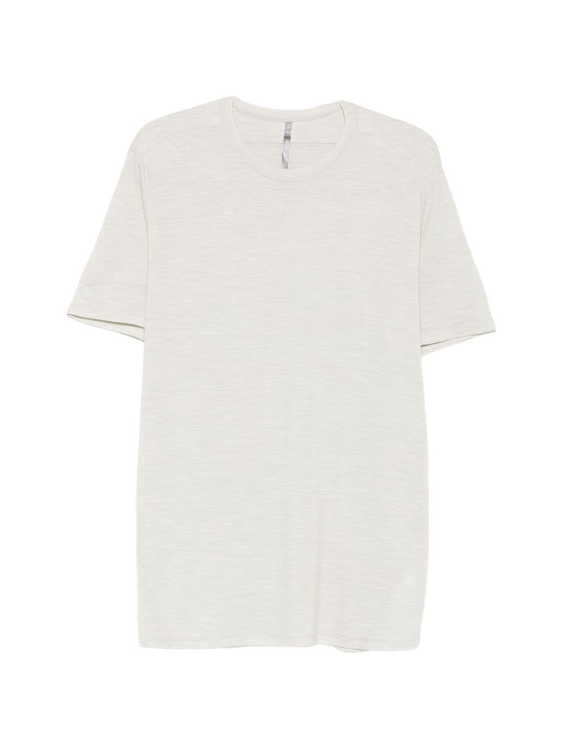 heathered-effect short-sleeve T-shirt 1