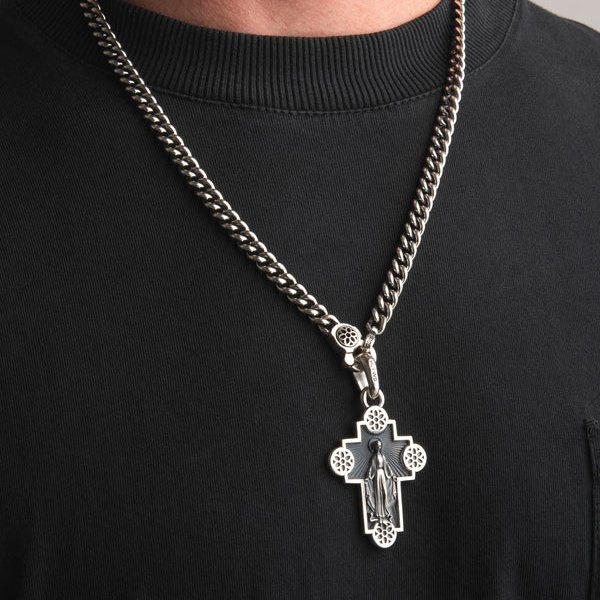 GOOD ART HLYWD Jimmy Cross Pendant Size A - Sterling Silver - 2