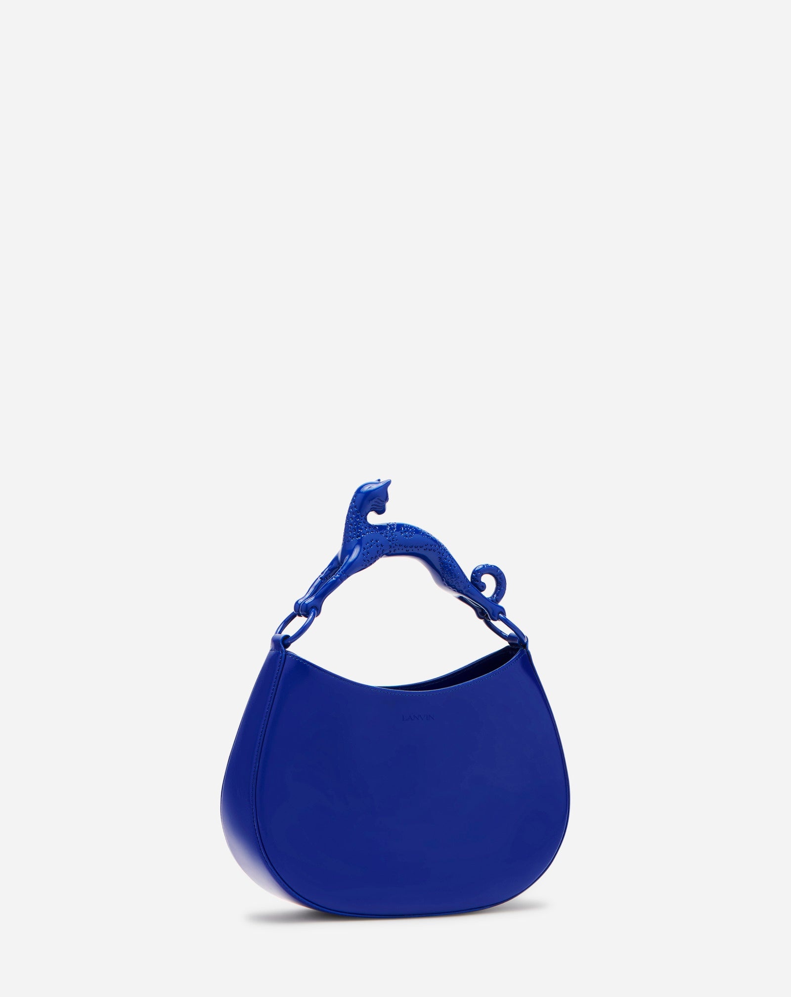 LEATHER PM HOBO CAT BAG - 7