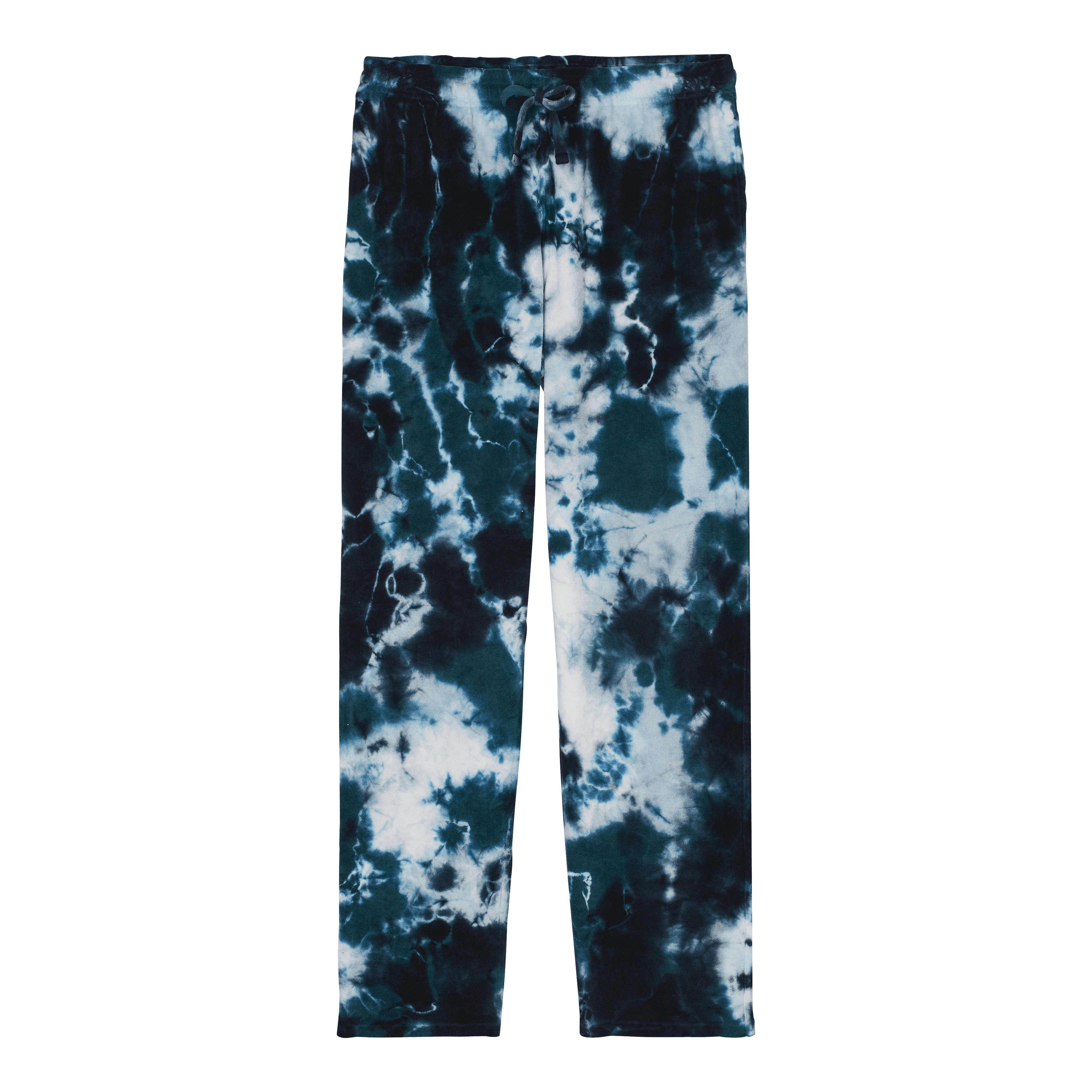 Men Terry Pants Rough Ocean Tie and Dye - 1