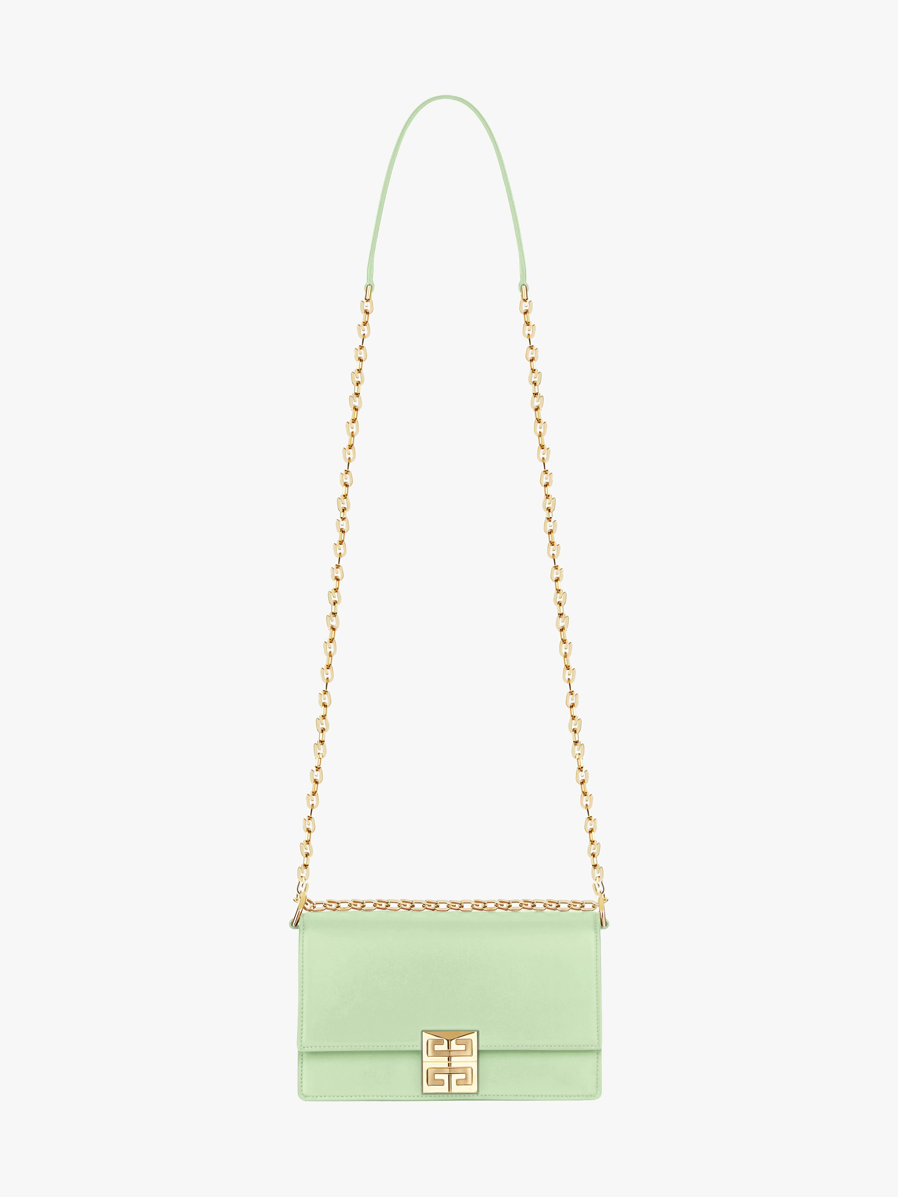 SMALL 4G BAG IN SHINY LEATHER WITH CHAIN - 3
