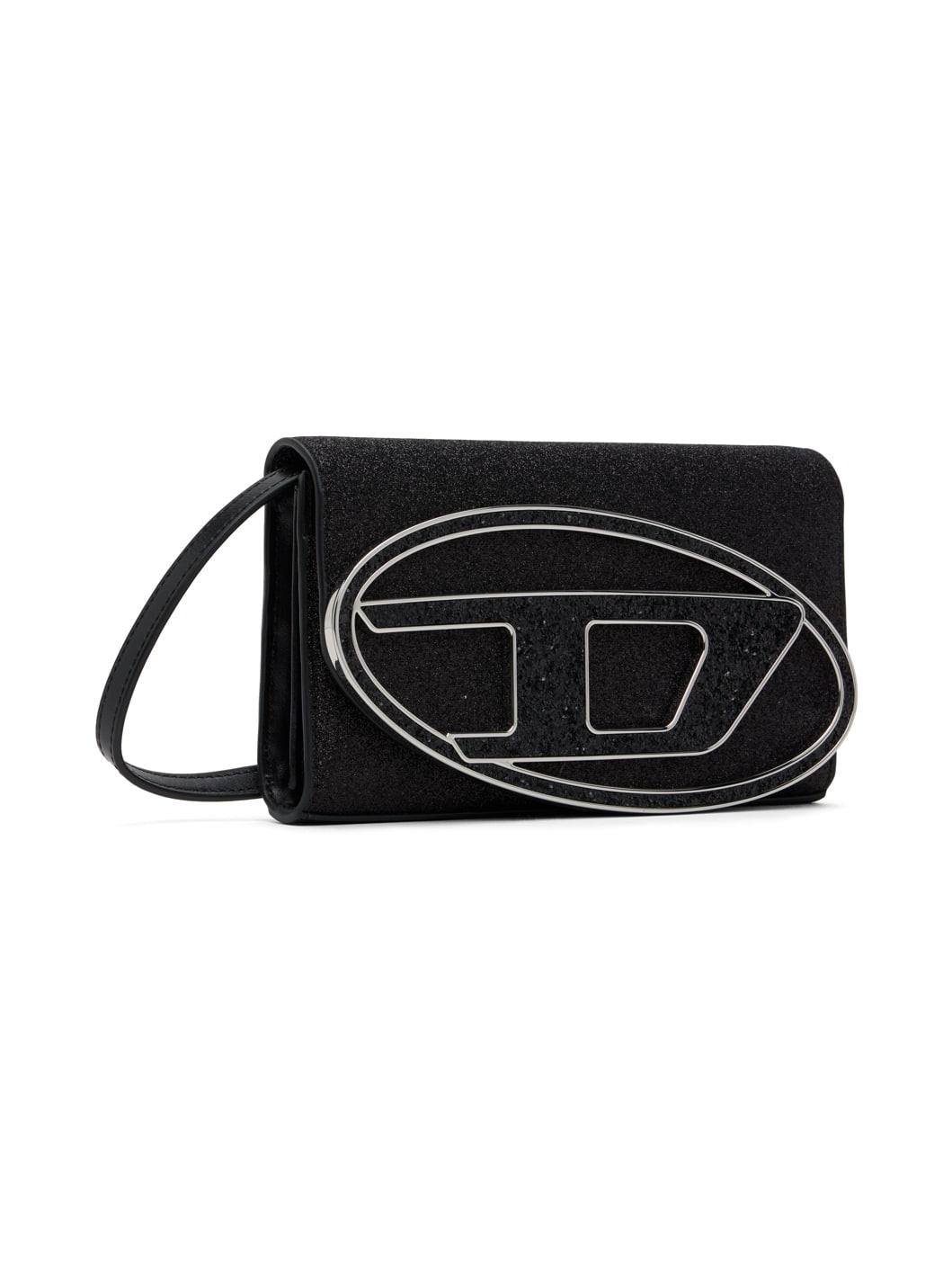 Black 1dr Wallet Strap Bag - 2