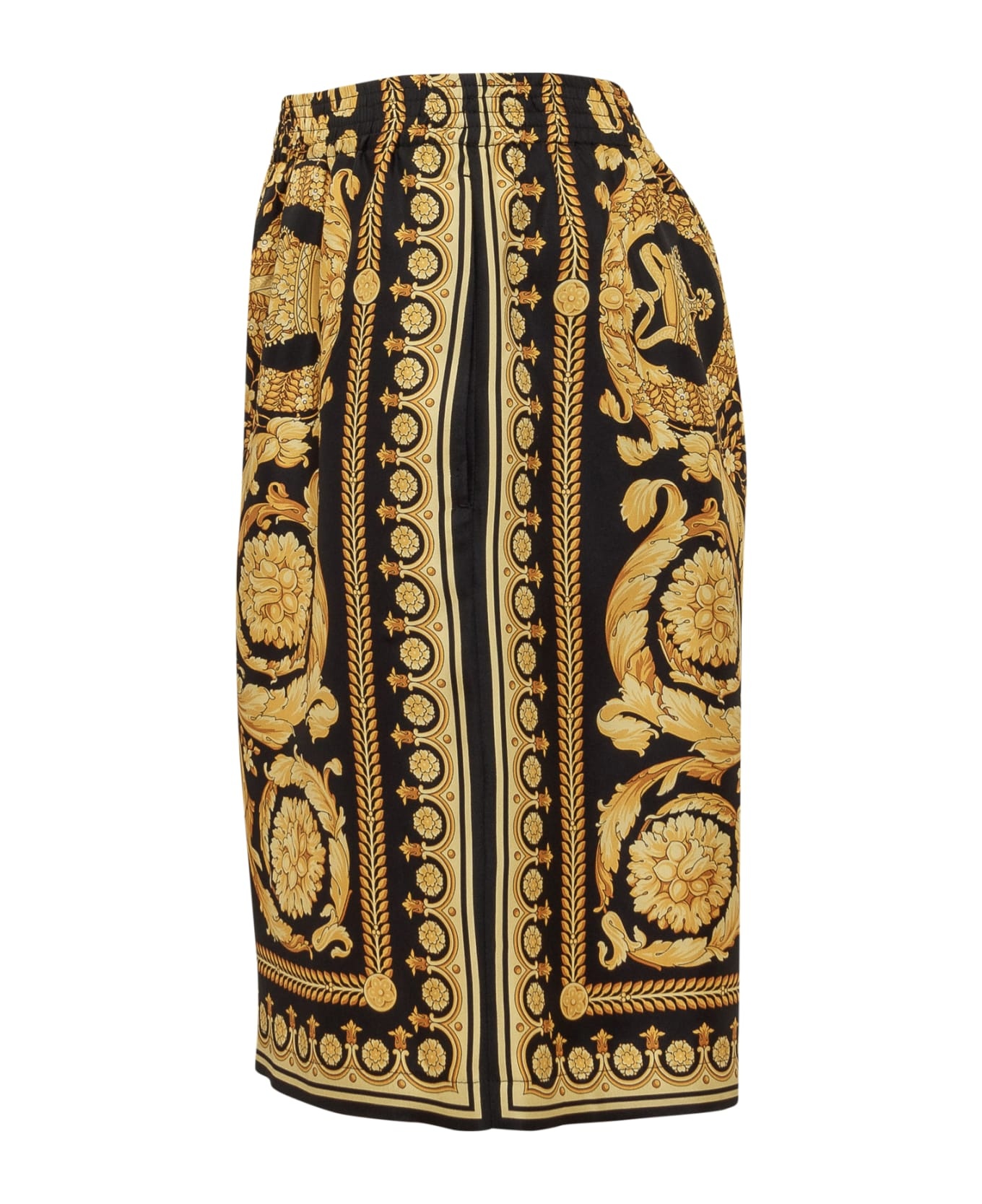 Shorts With Baroque Print - 3