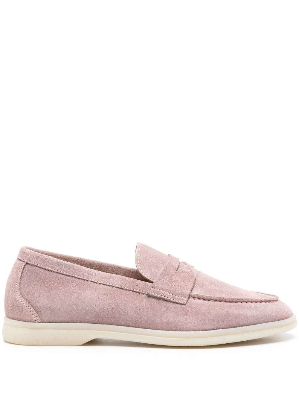 Luciana penny-slot suede loafers - 1
