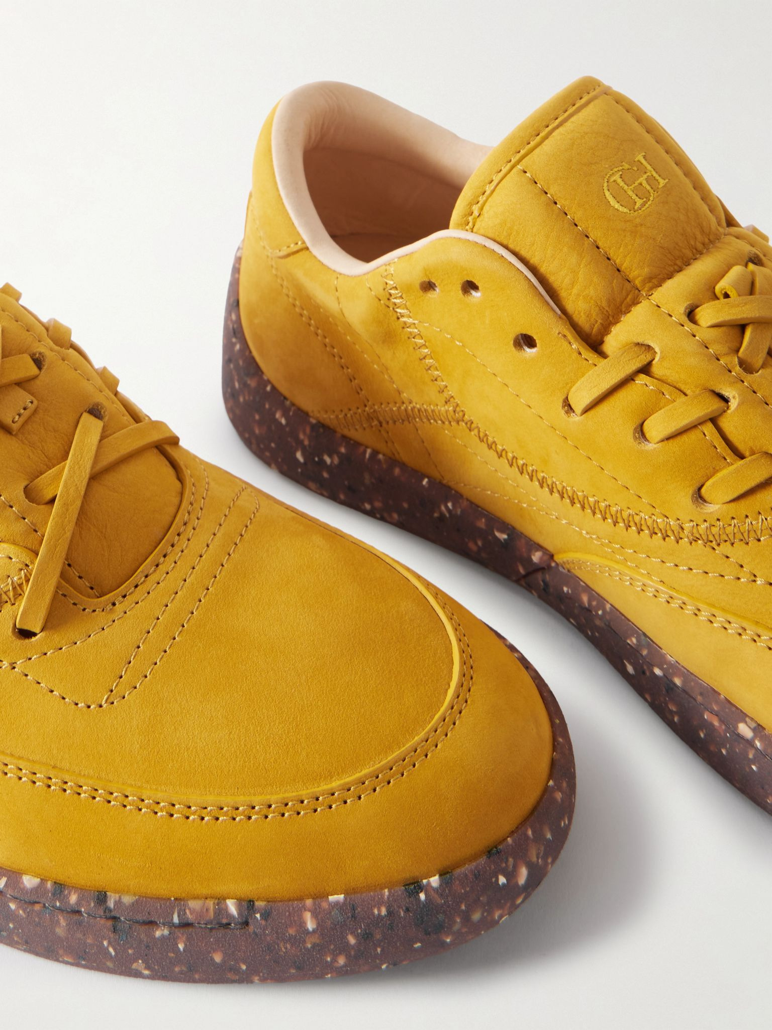 Ohio suede sneakers Yellow - 4