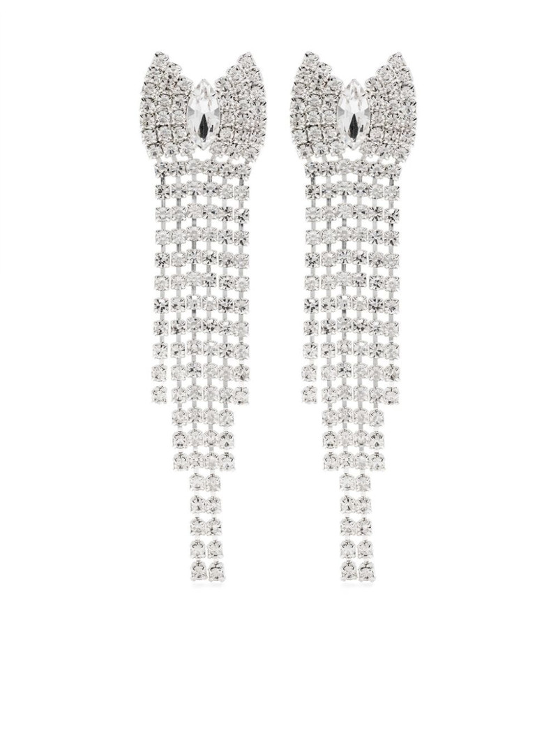 crystal-embellished chandelier earrings 1