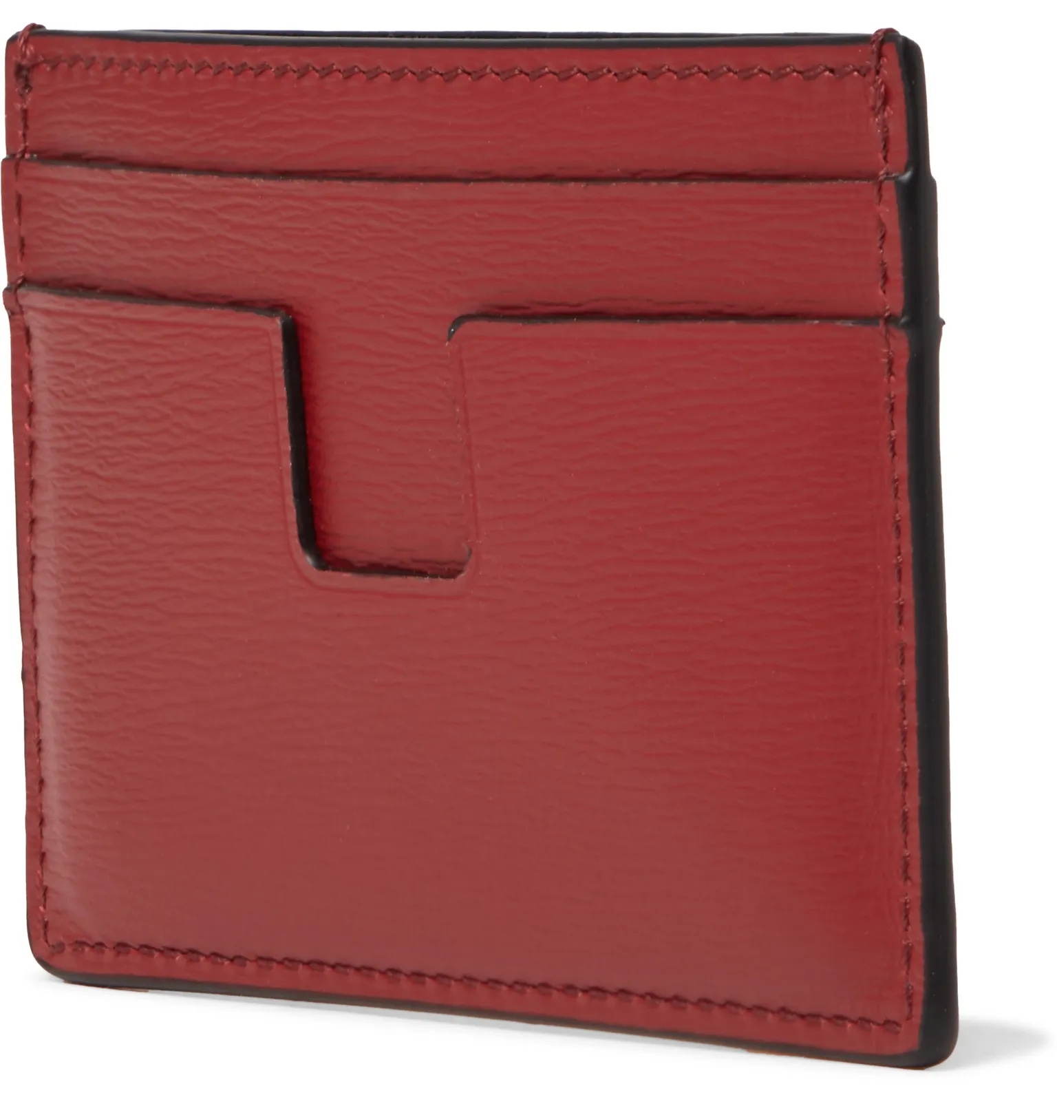 Textured-Leather Cardholder - 7