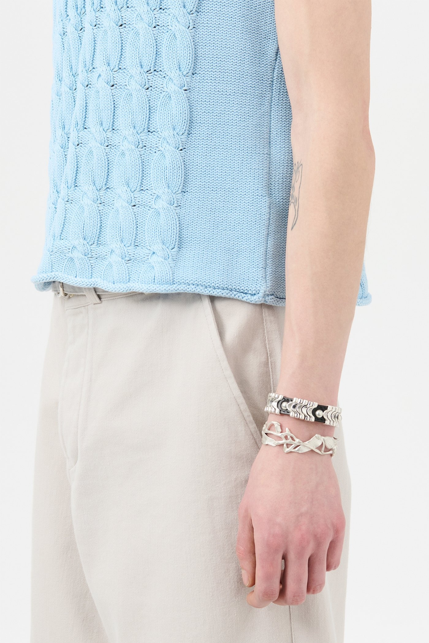Pleaser Tank Natural Dye Sky Dry Cotton - 5