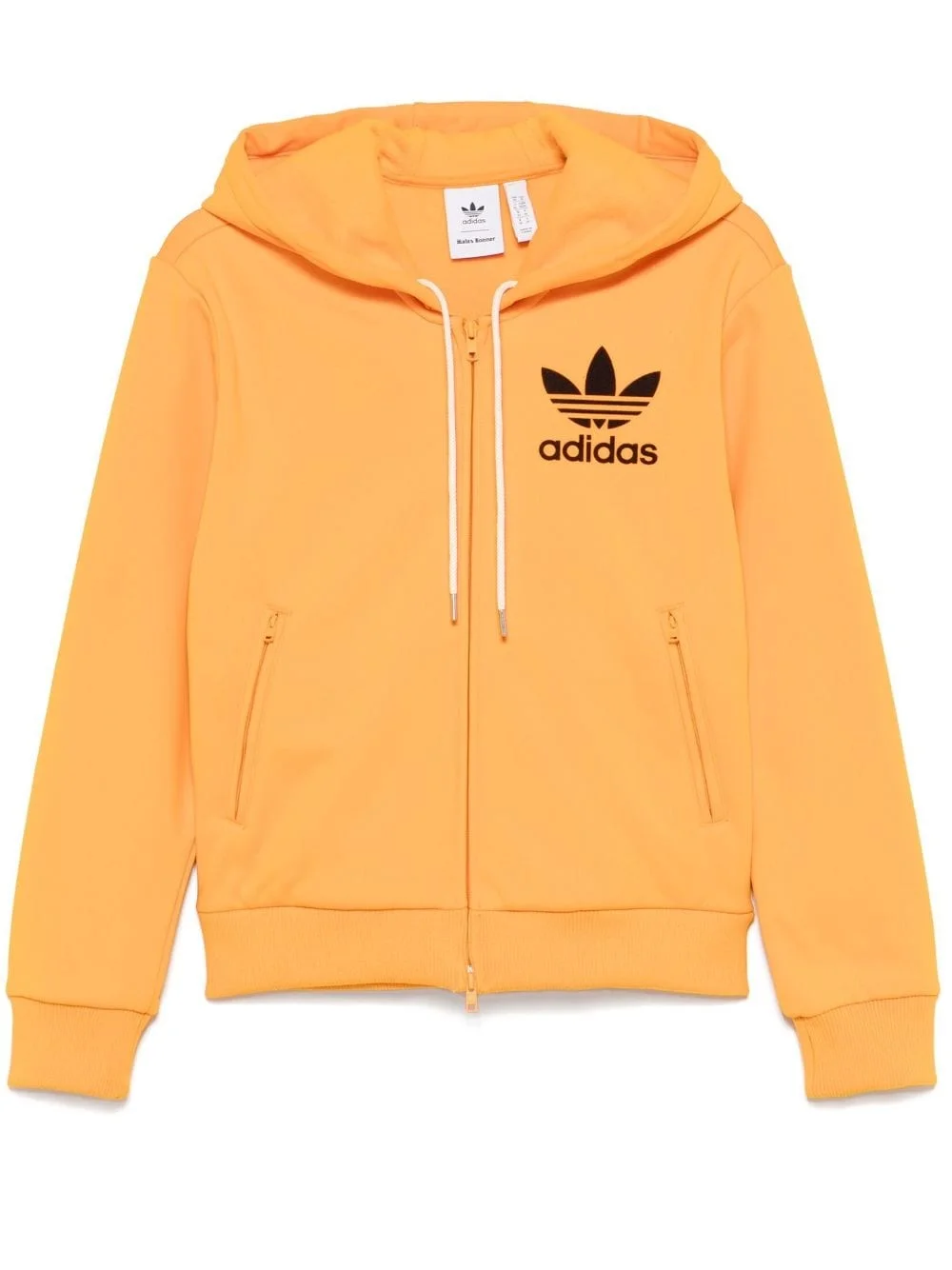 x Wales Bonner logo-flocked hoodie - 1