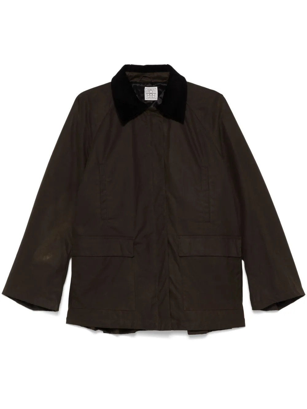 TOTEME - Women Wax Cotton Organic Country Jacket - 5