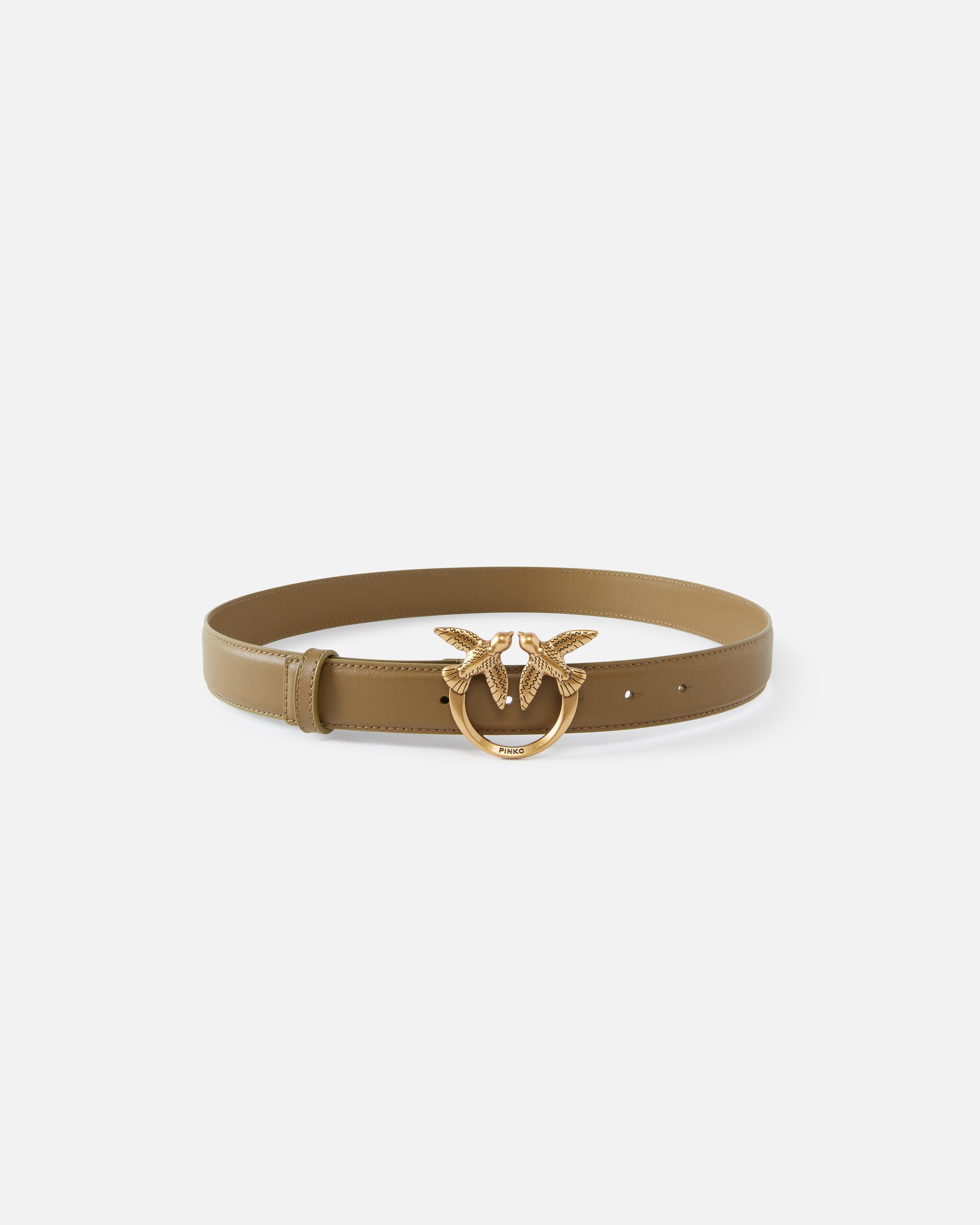 LOVE BIRDS LEATHER BELT 3CM - 1