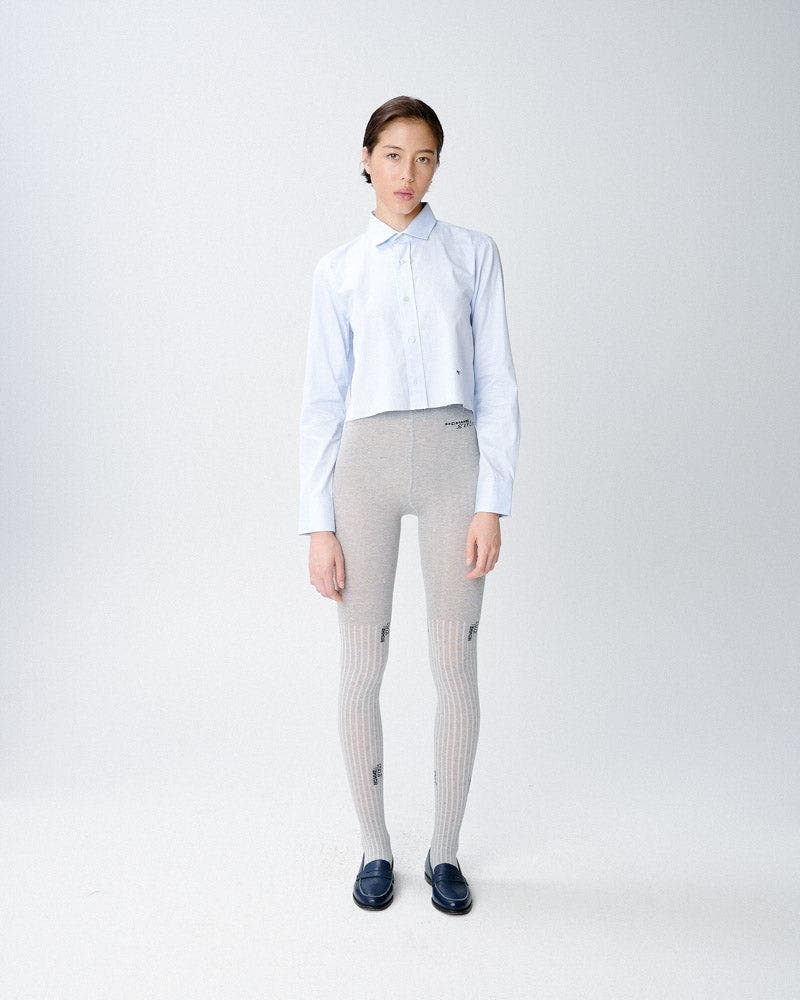 Hommegirls Cropped Shirt in Blue at Nordstrom - 2