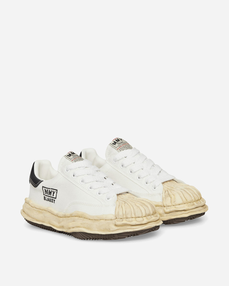 Maison MIHARAYASUHIRO Blakey OG Sole Over-Dyed Canvas Low Sneakers White outlook