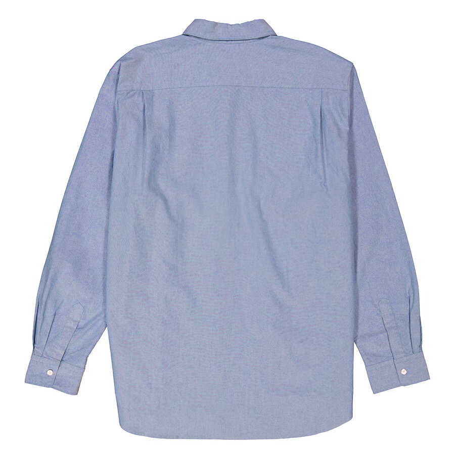 Acne Studios Micro Logo Embroidered Cotton Shirt - 5